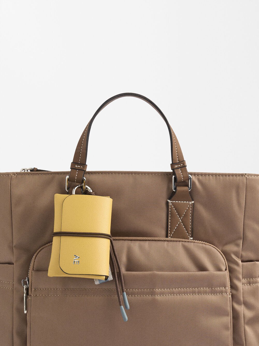 Nylon backpack with pendant