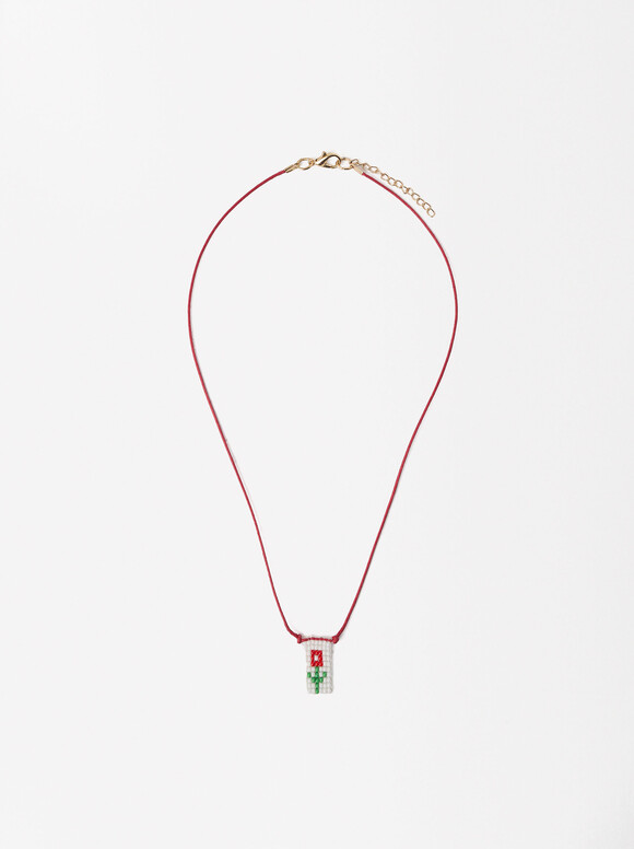 Love Bead Necklace - Limited Edition, Red, hi-res