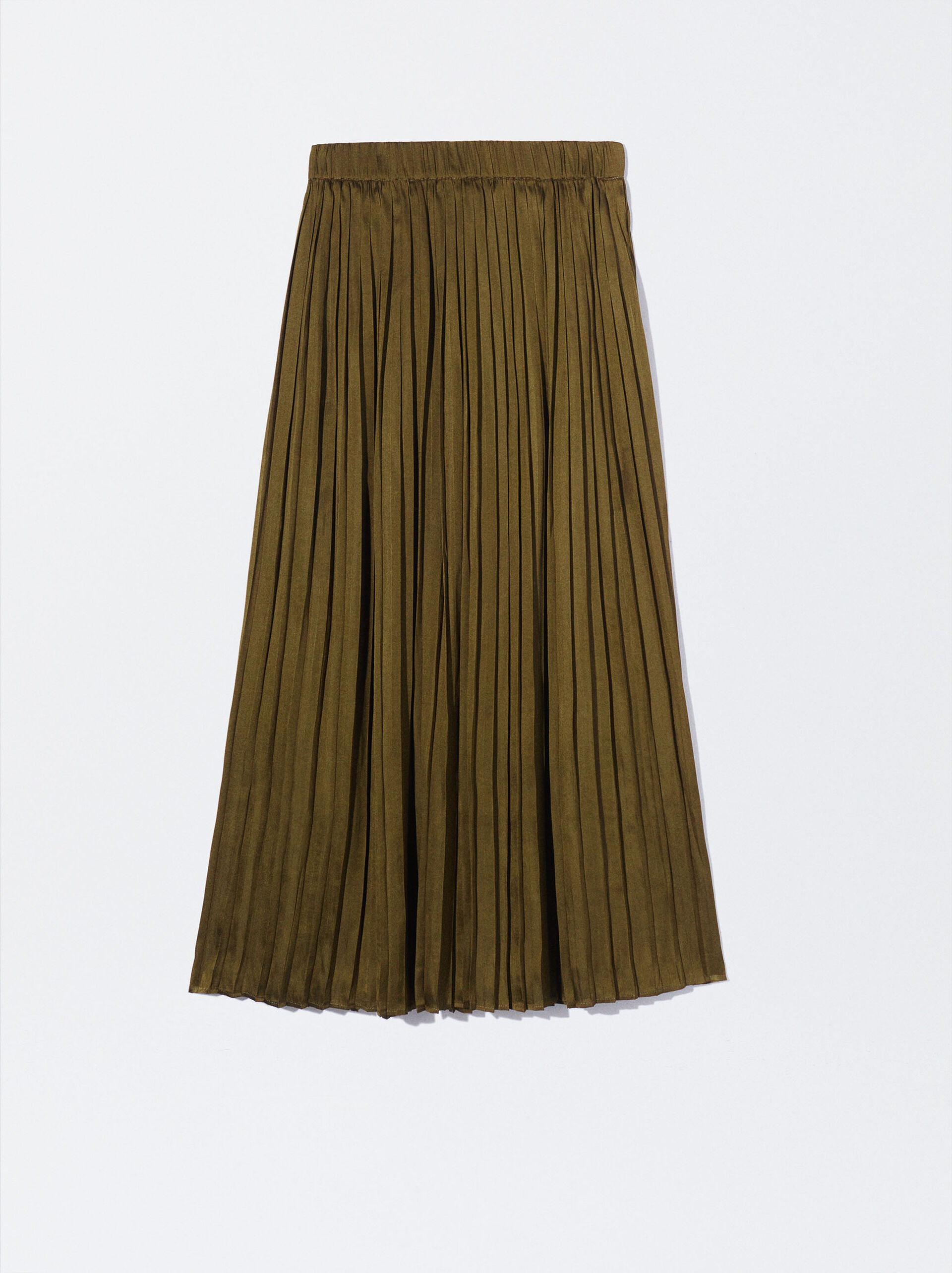Long Pleated Skirt image number 5.0