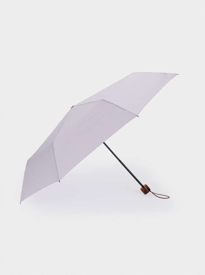 Petit Parapluie Pliant, Violet, hi-res