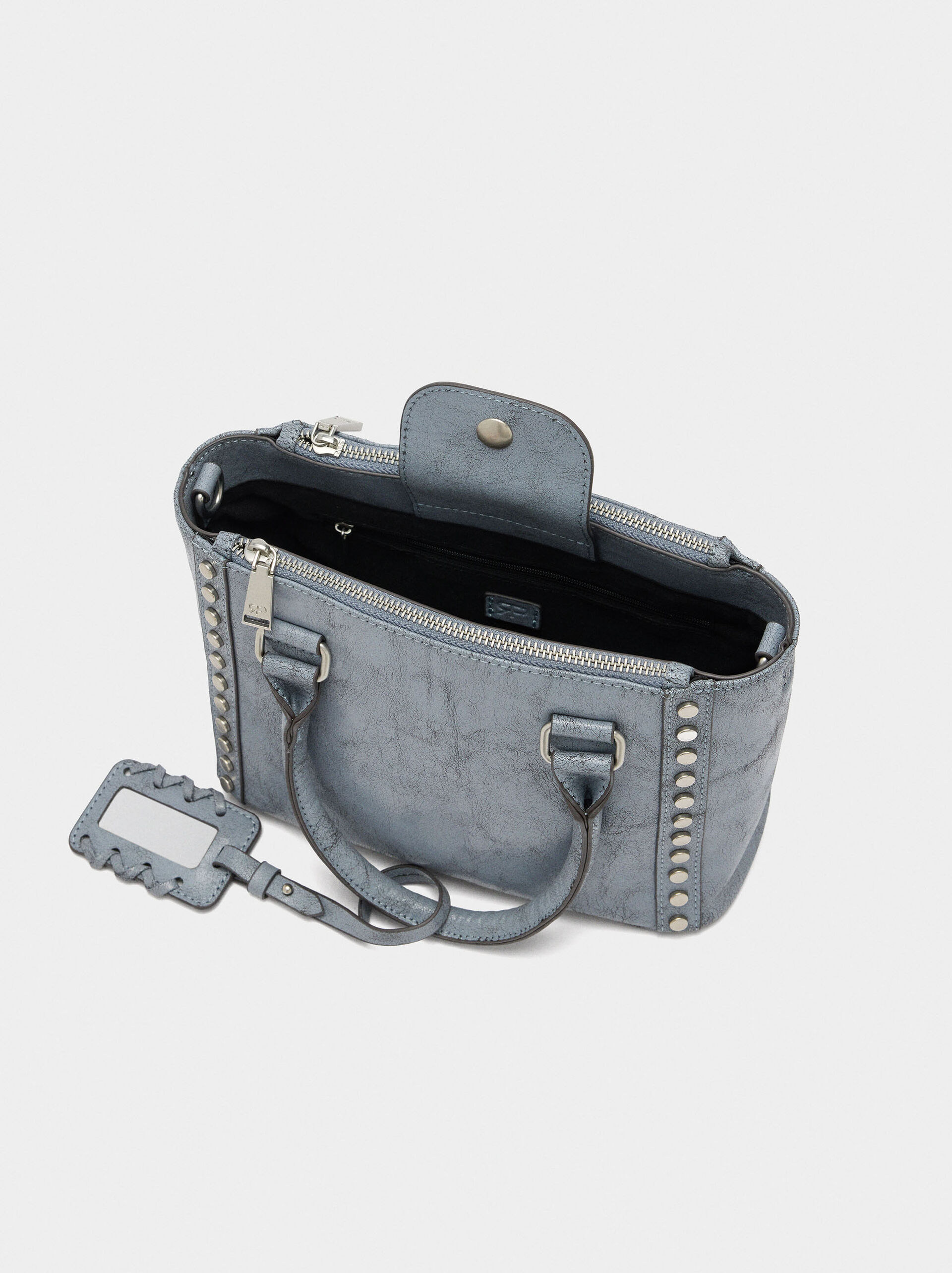 Tote bag with studs image number 3.0