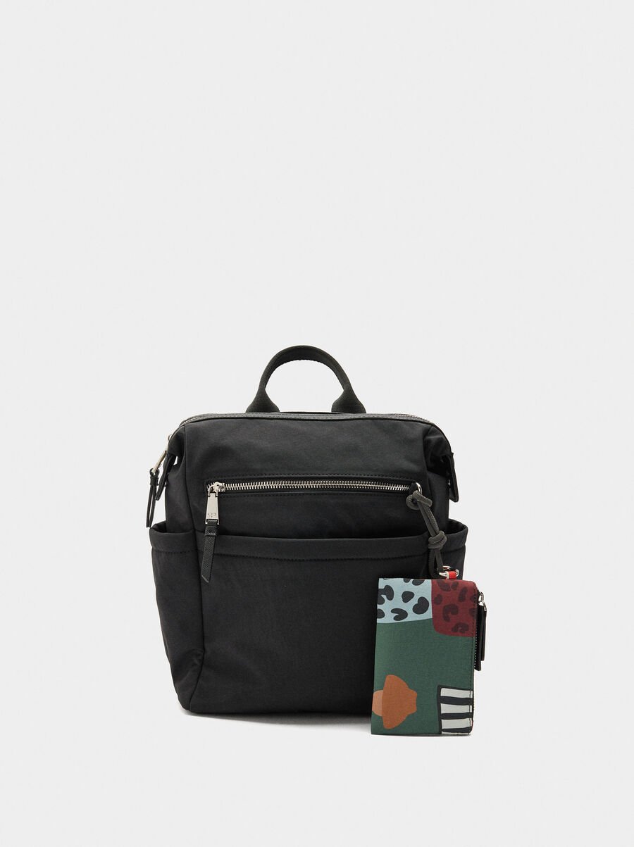 Nylon laptop backpack 13"