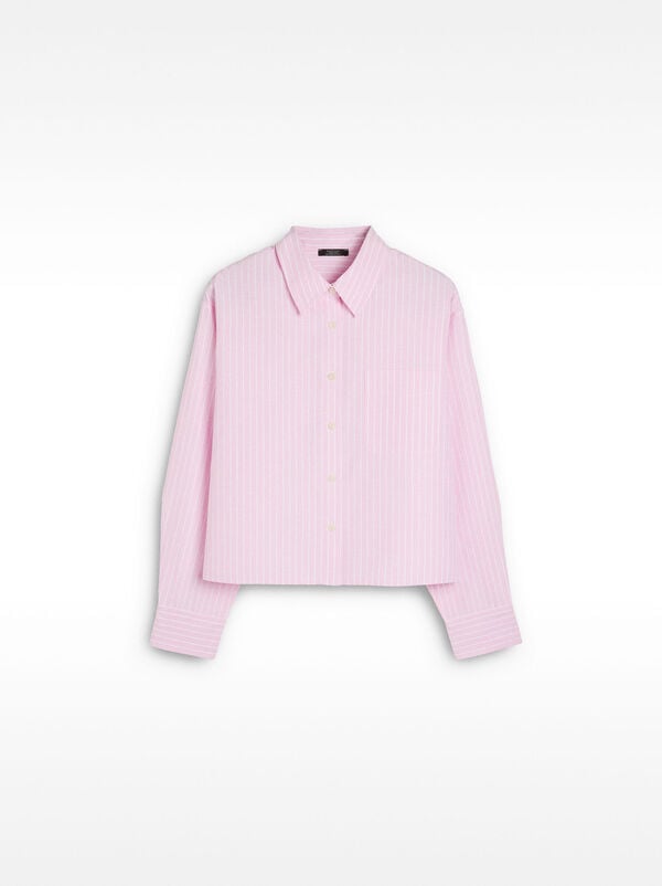 Striped long-sleeve shirt