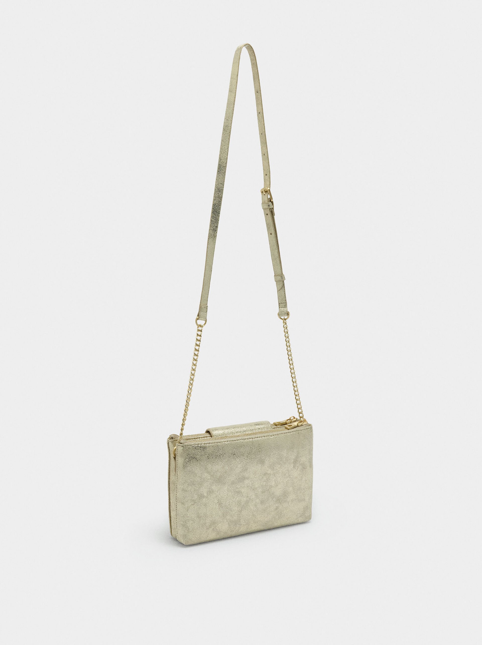 Metallic crossbody bag image number 2.0
