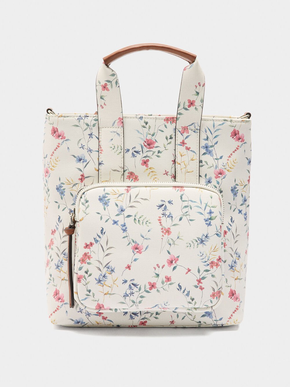 Floral bedruckter Rucksack