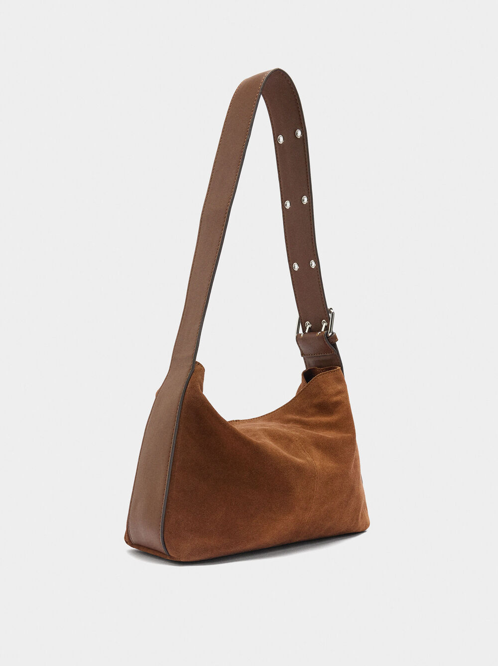 Sac à épaule en cuir suédé M