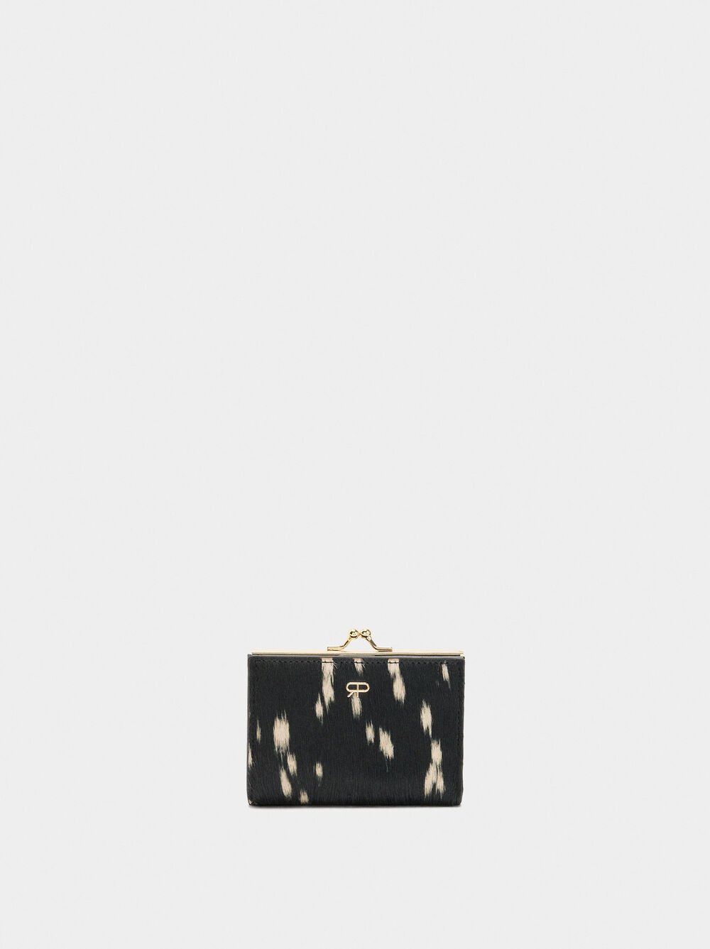 Cartera de piel estampado animal