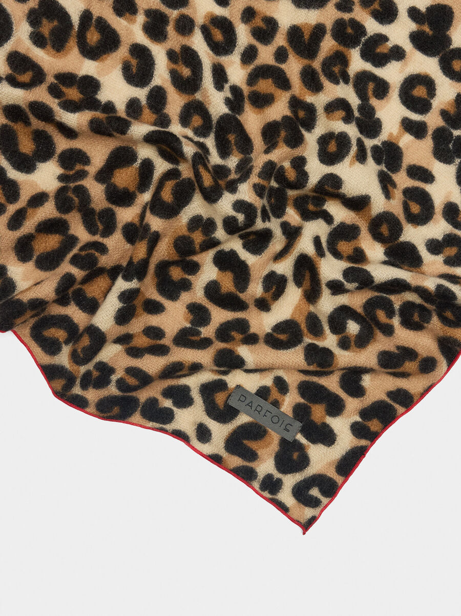 Leopard print scarf