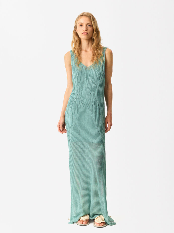 Online Exclusive - Long Knitted Dress