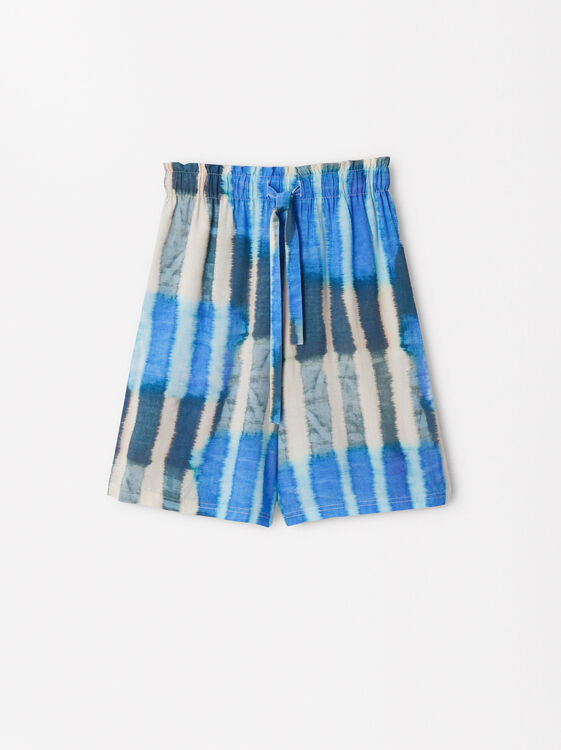 Shorts With Elastic Waistband, Multicolor, hi-res