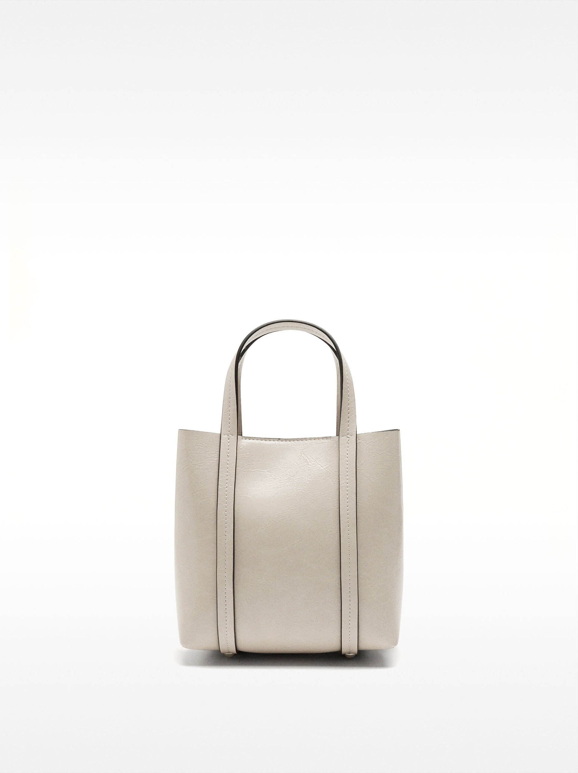 Crackled tote bag image number 0.0