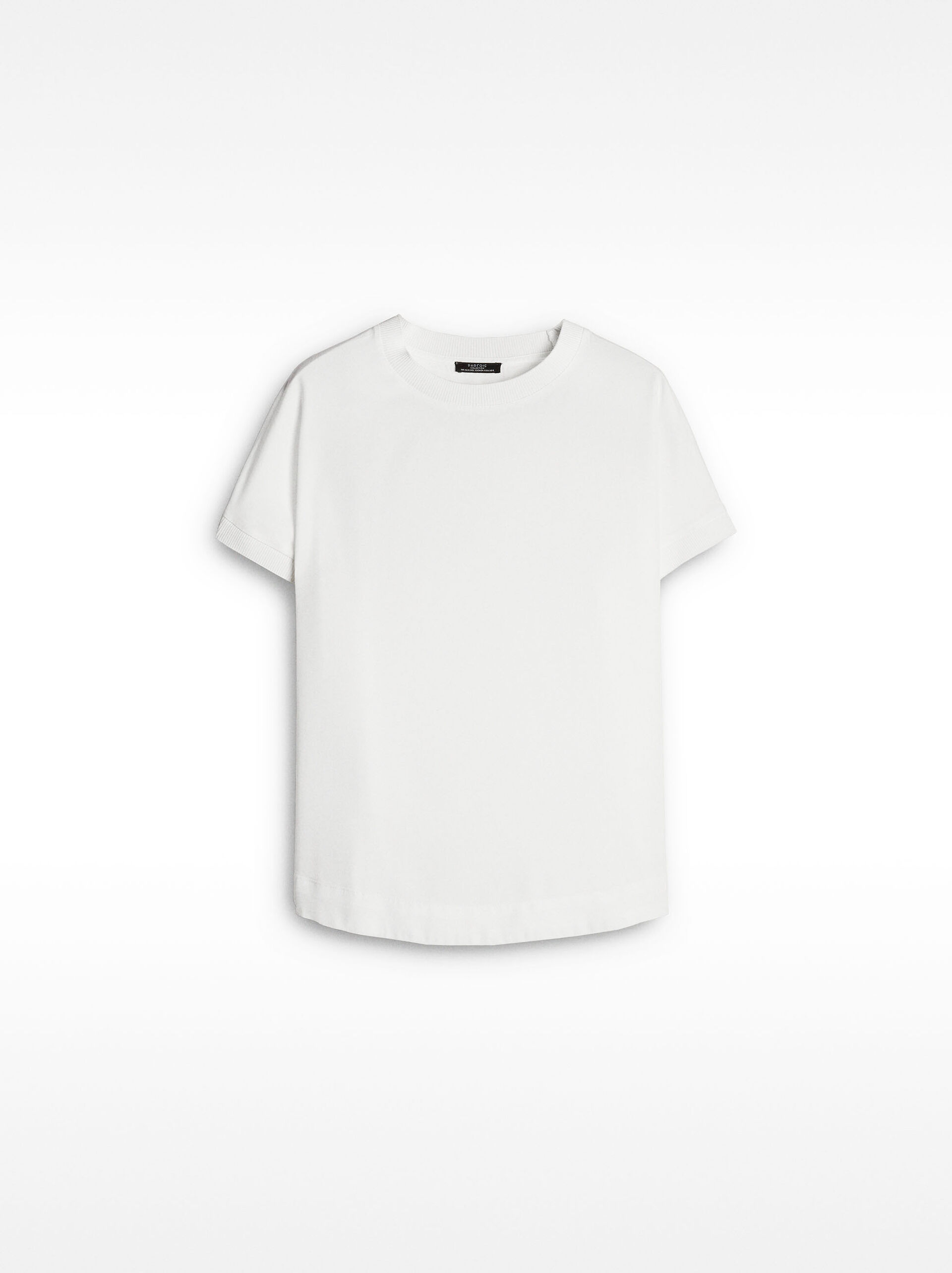 Camiseta con detalles acanalados image number 5.0