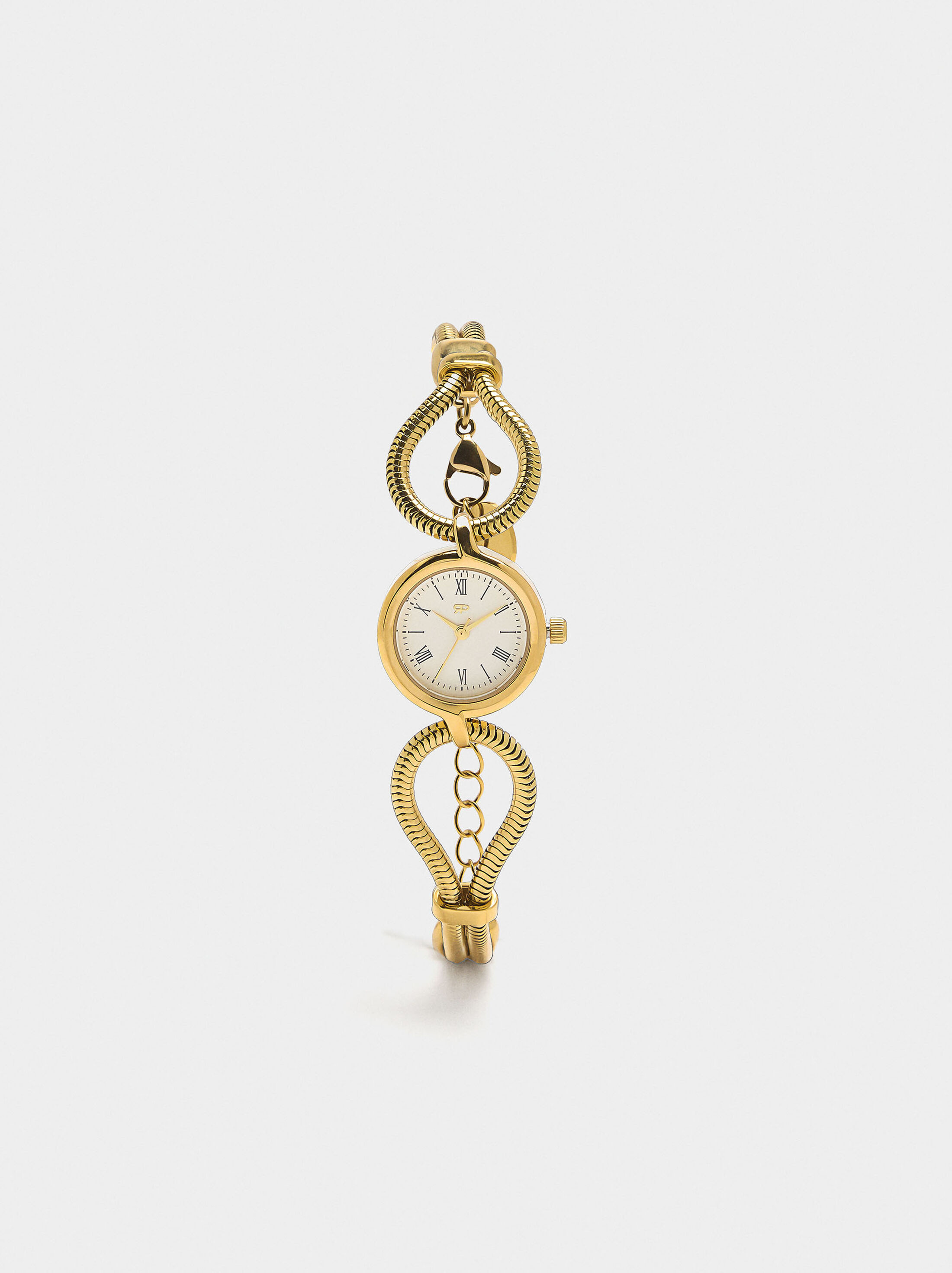 Watch with snake chain bracelet image number 0.0