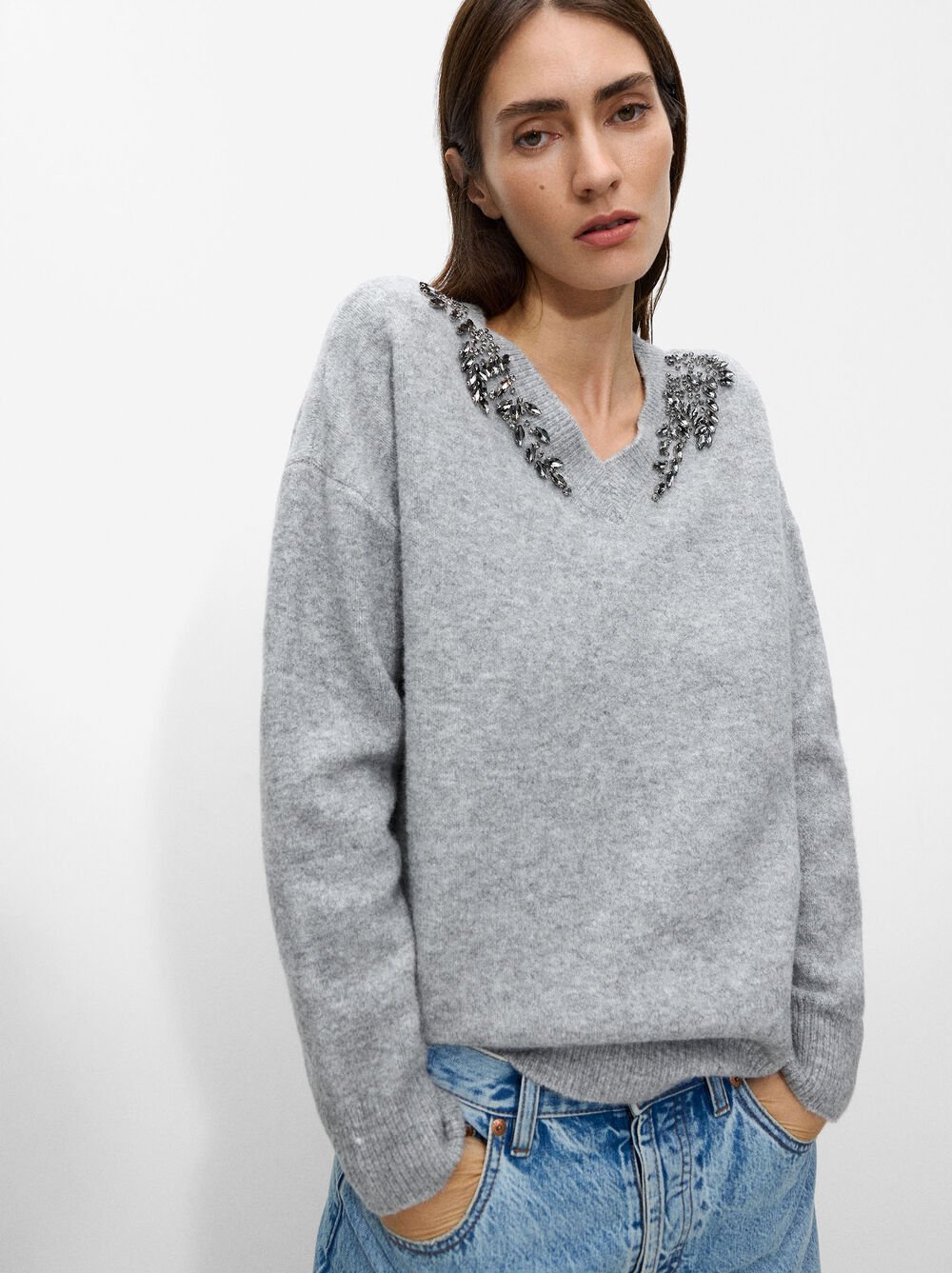 Sweater with wool blend and applications