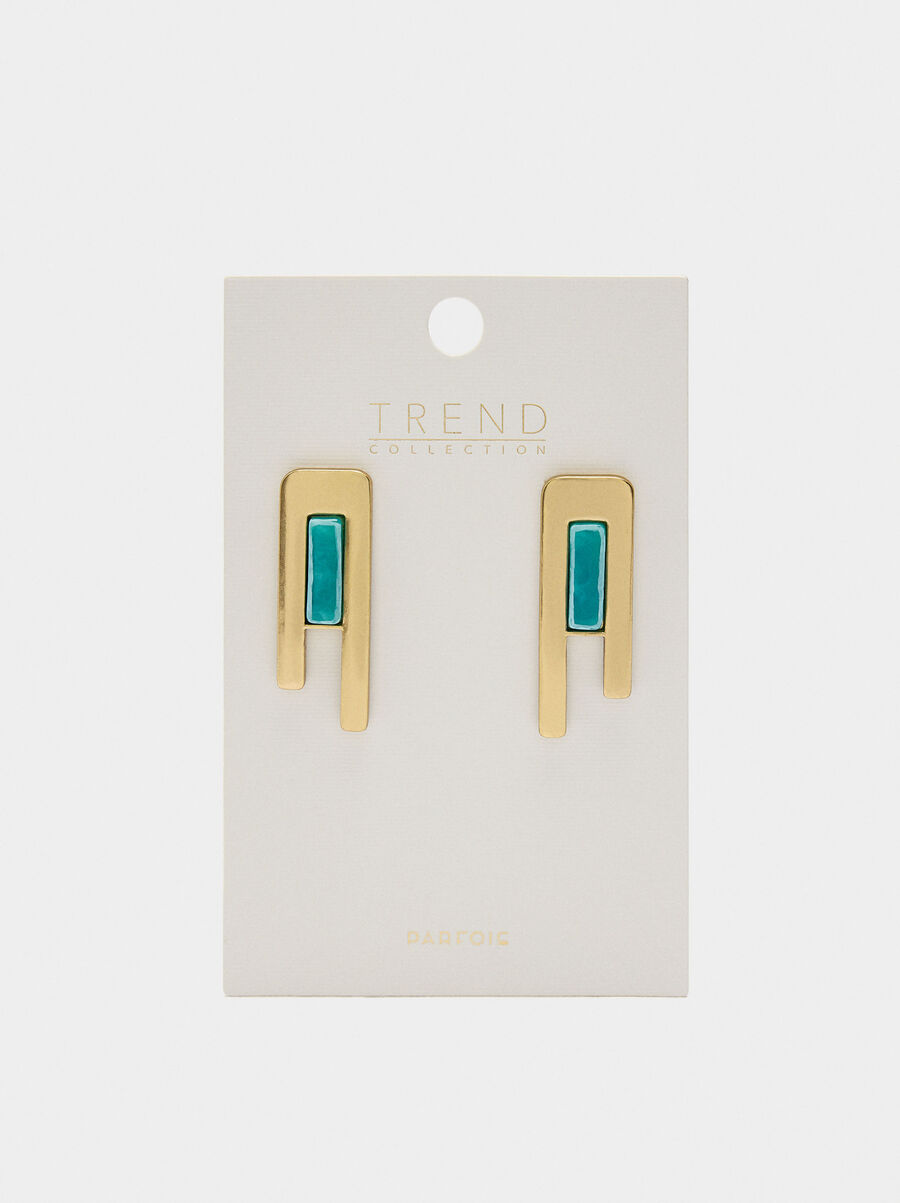 Maxi elongated earrings