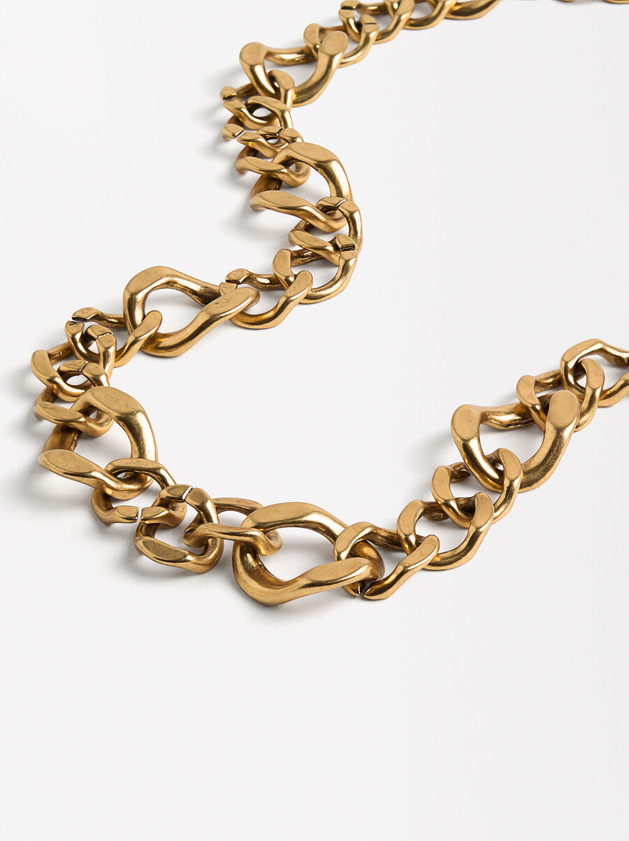 Long link necklace