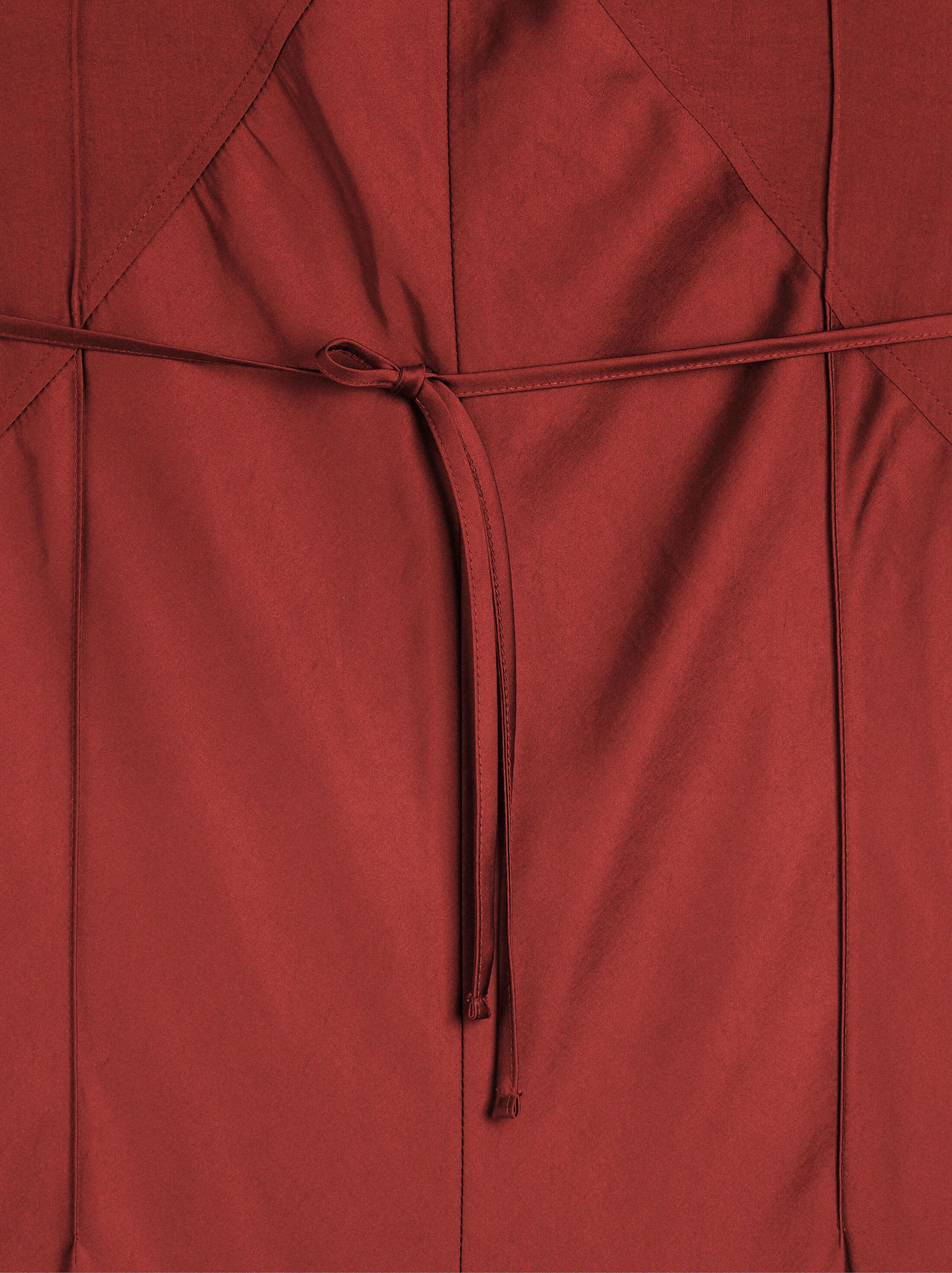 Dress with straps and seams image number 6.0