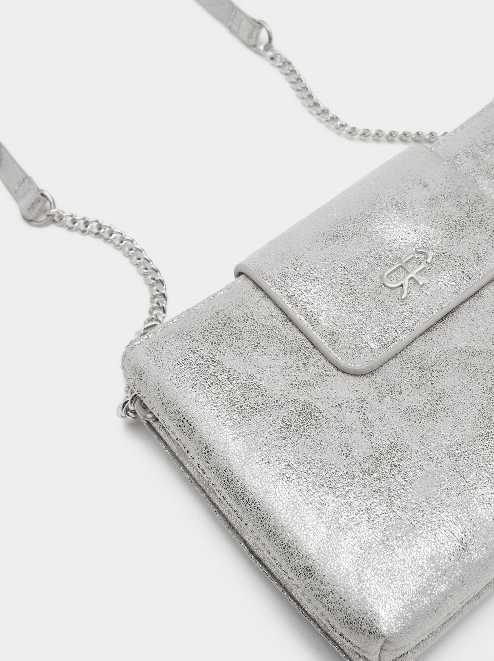 Bolso bandolera de metalizado