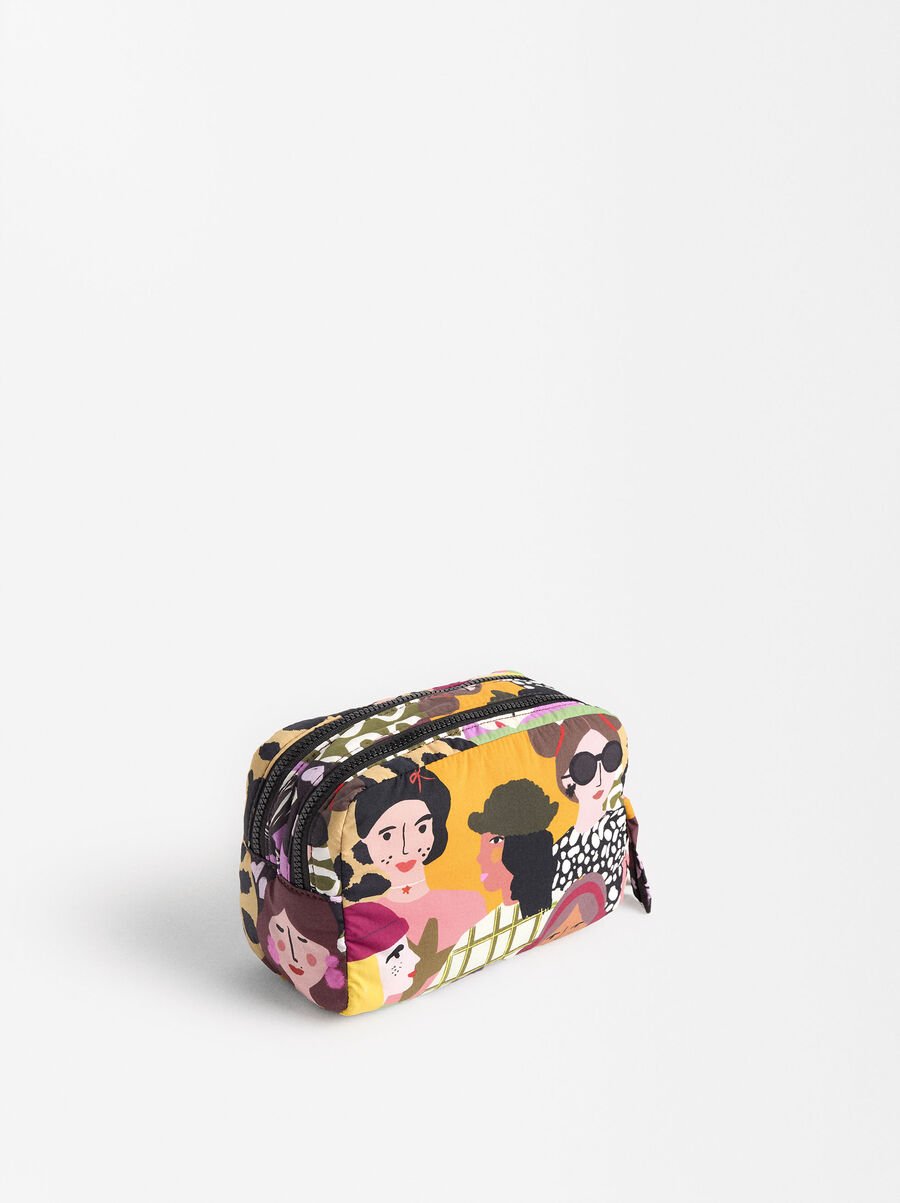 Bolsa multiusos de nylon estampada 