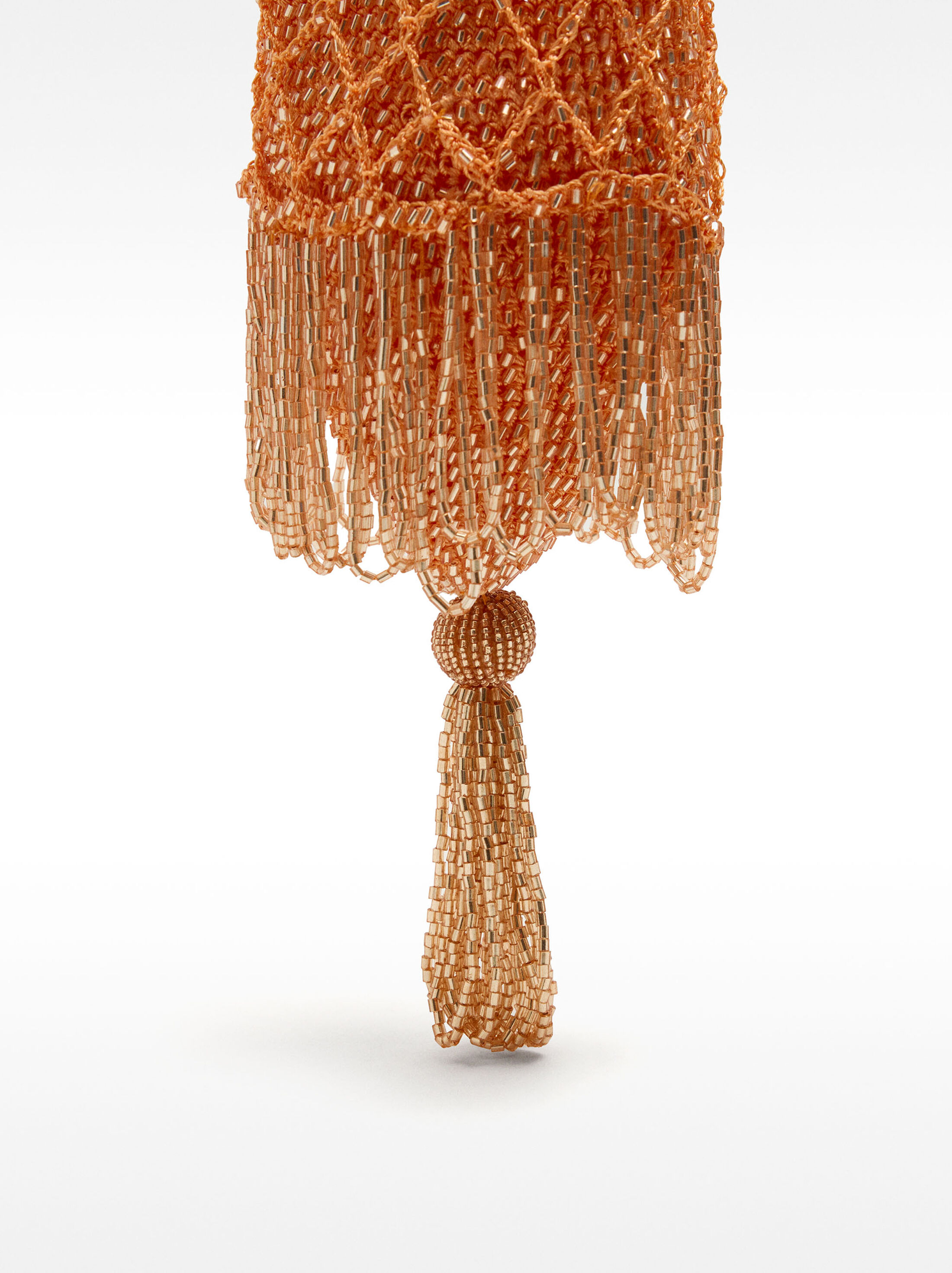 Beaded party bag with tassel image number 3.0