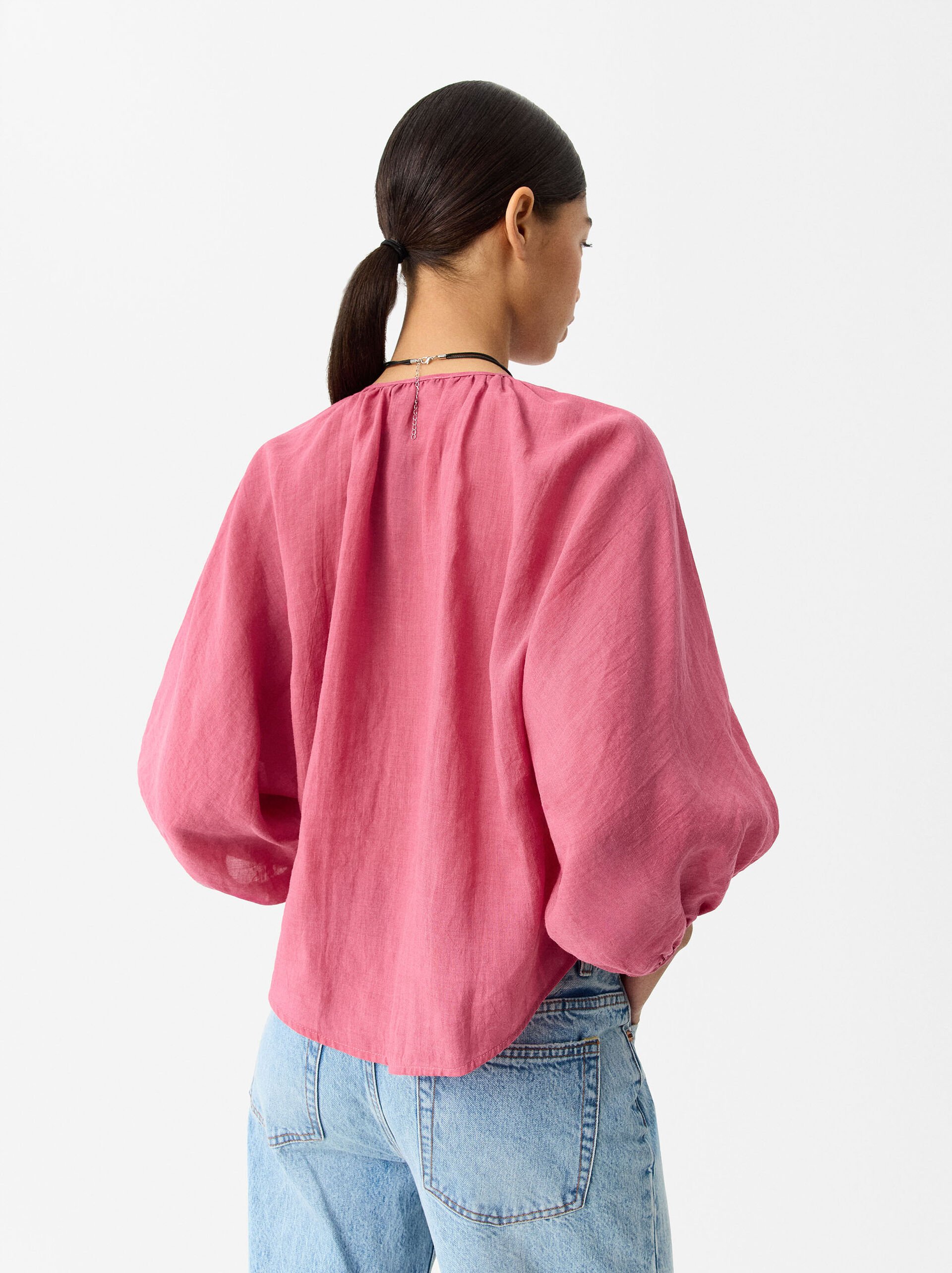 Puff Sleeve Shirt image number 3.0
