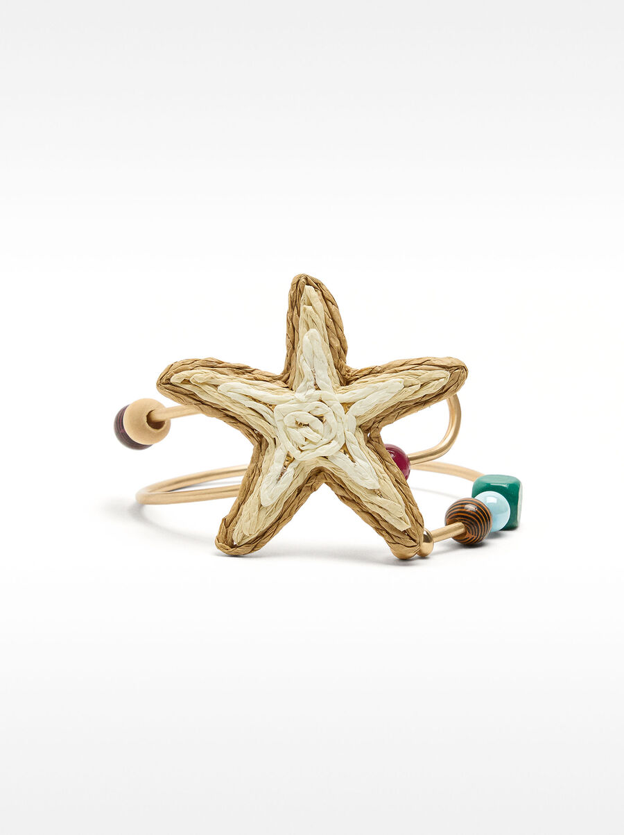 Straw starfish bracelet