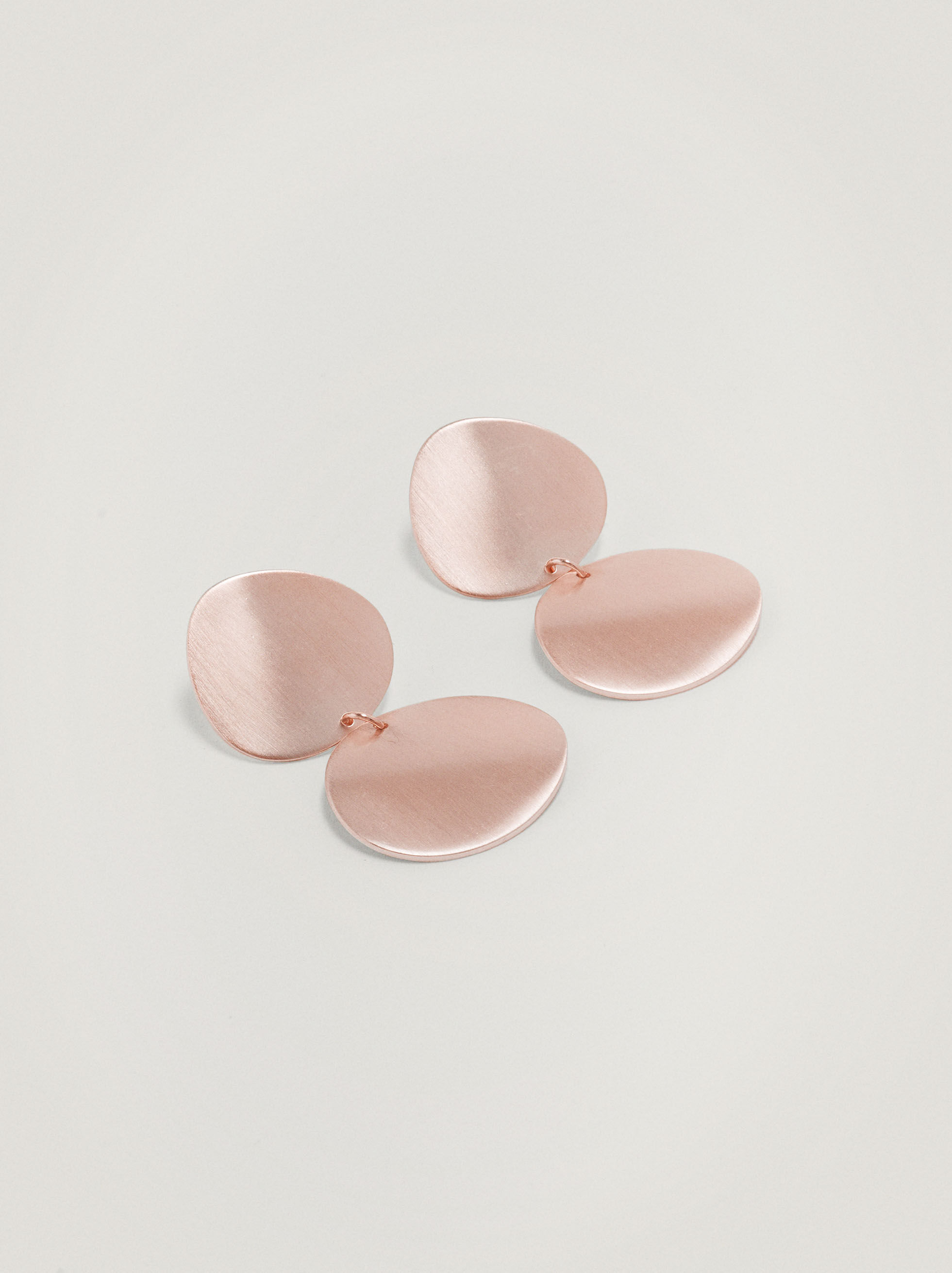 Pendientes oro rosa parfois