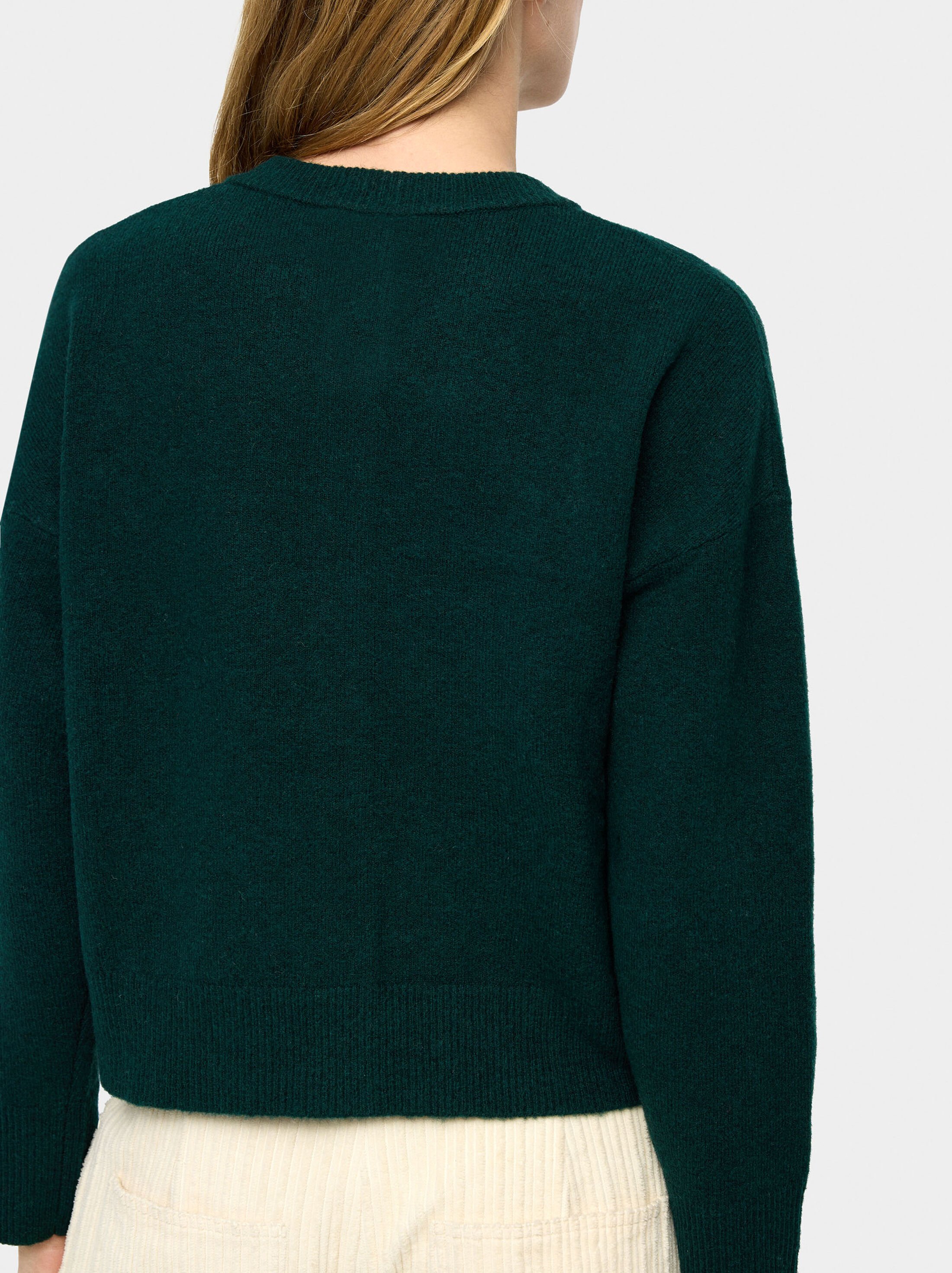 Cardigan de punt amb rombes image number 3.0