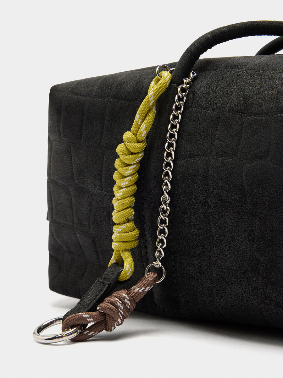 Bolso de hombro grabado animal