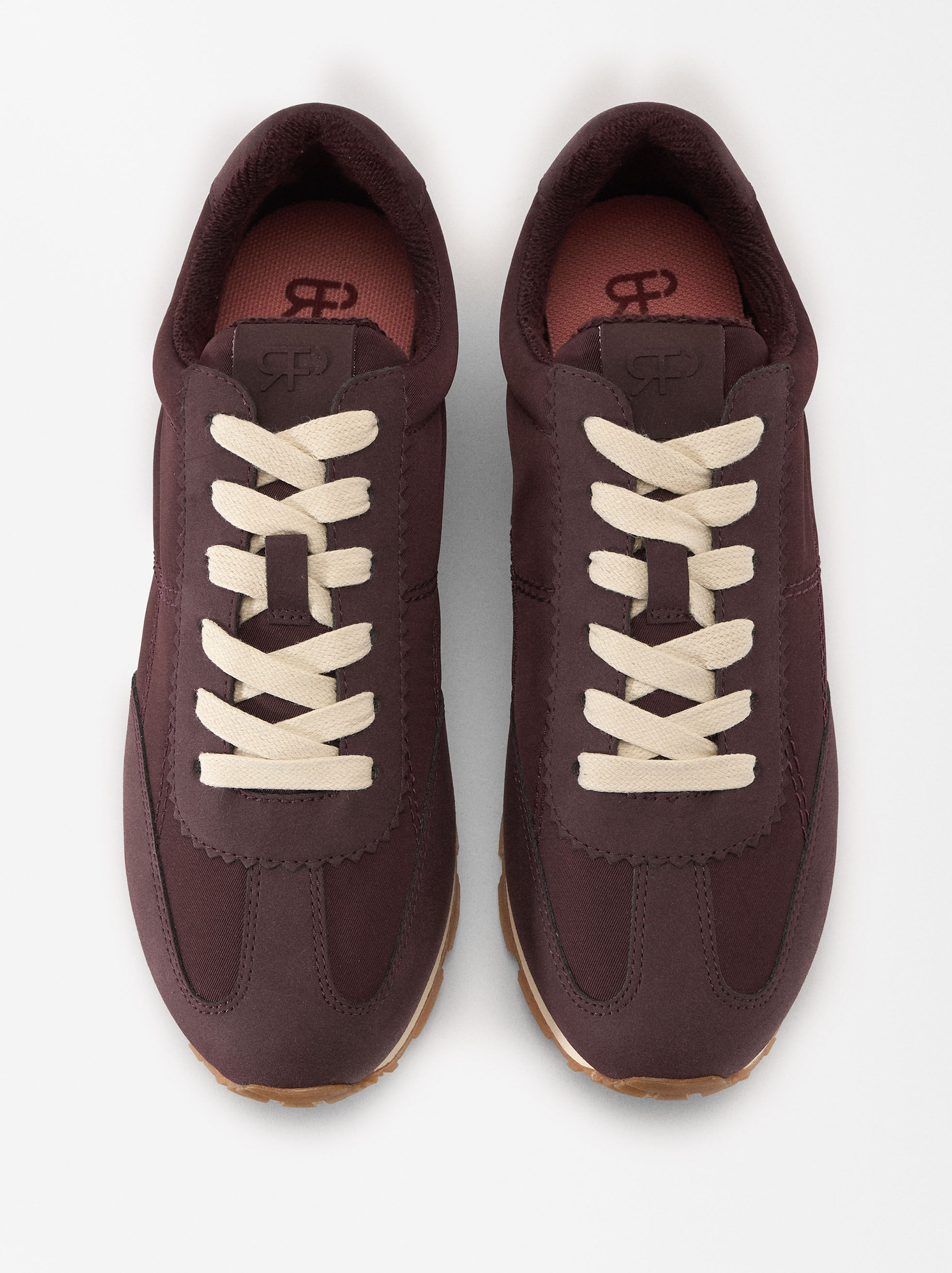 Women s Trainers Suede and Nylon Sneakers Parfois UK