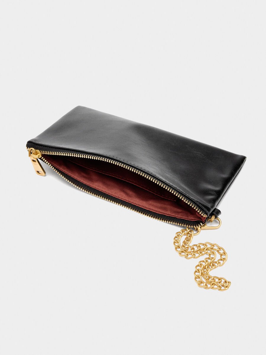 Multi-purpose pouch with cracked effect