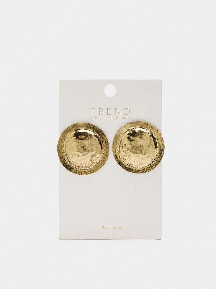 Round earrings