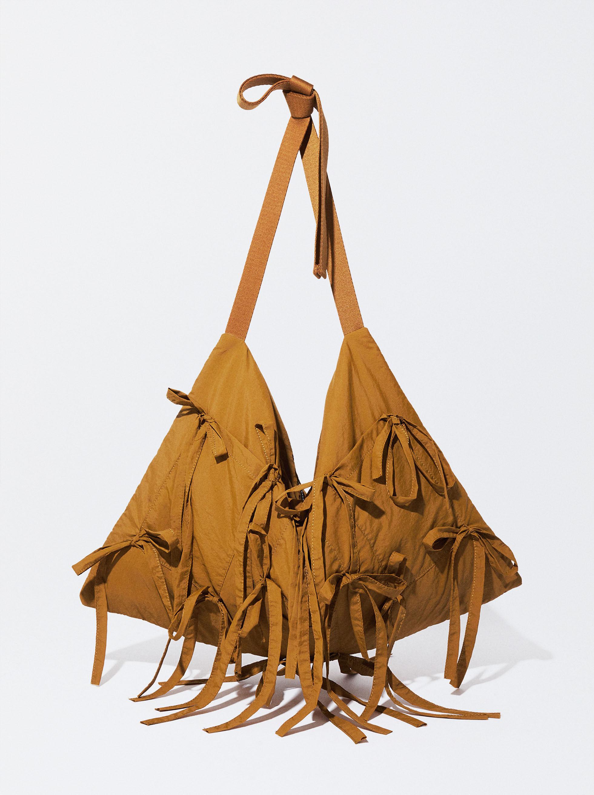 Online Exclusive Maxi Tote Bag With Fringes Black Parfois