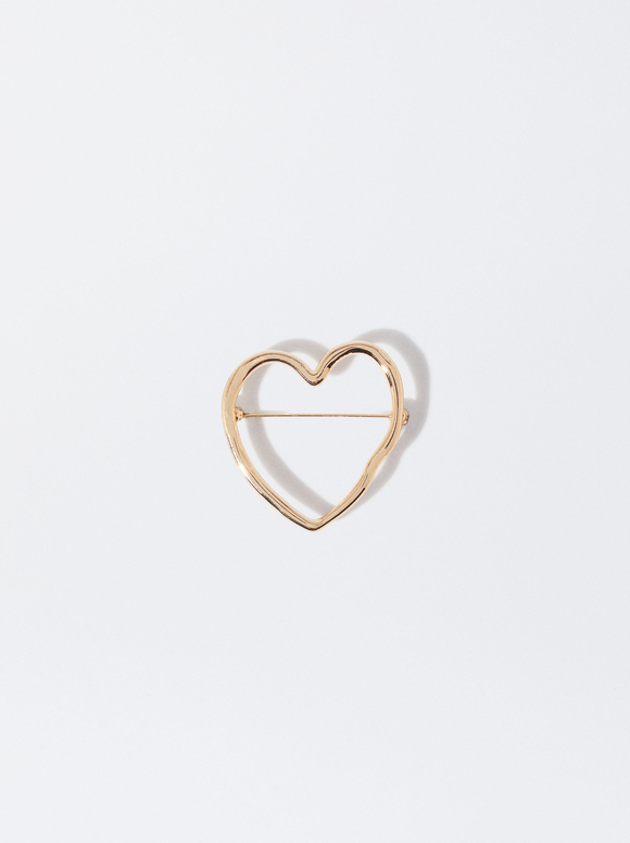 Brooch With Heart, , hi-res