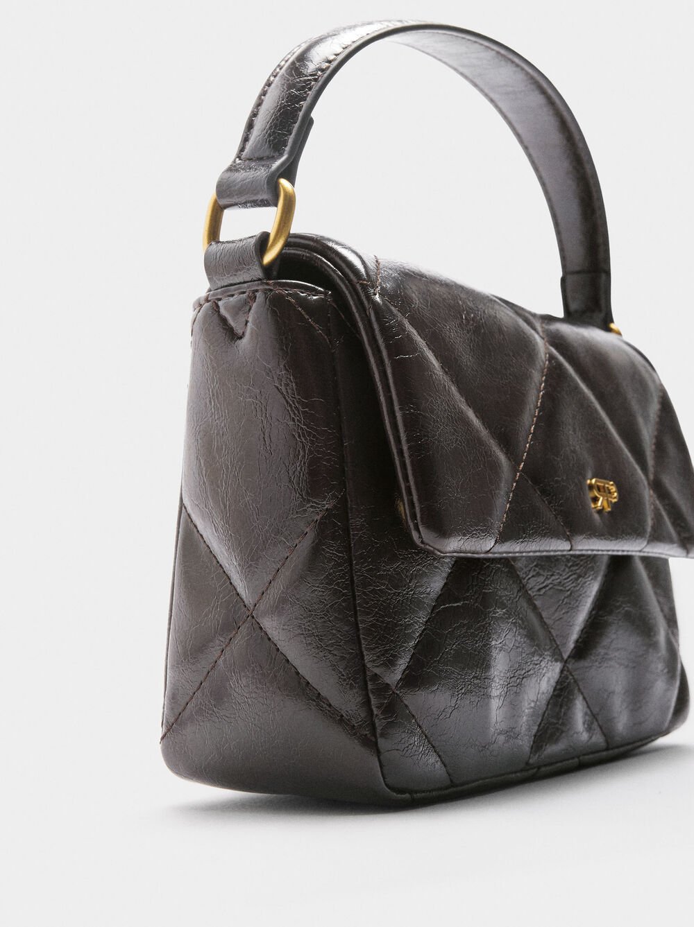 Bolso de mano acolchado