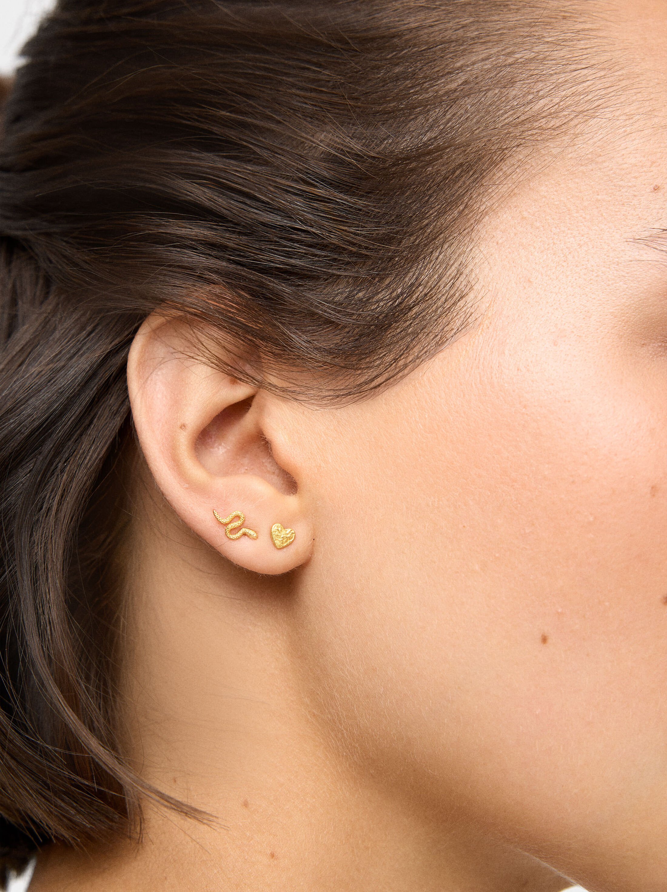 Set of gold earrings - 925 sterling silver image number 1.0