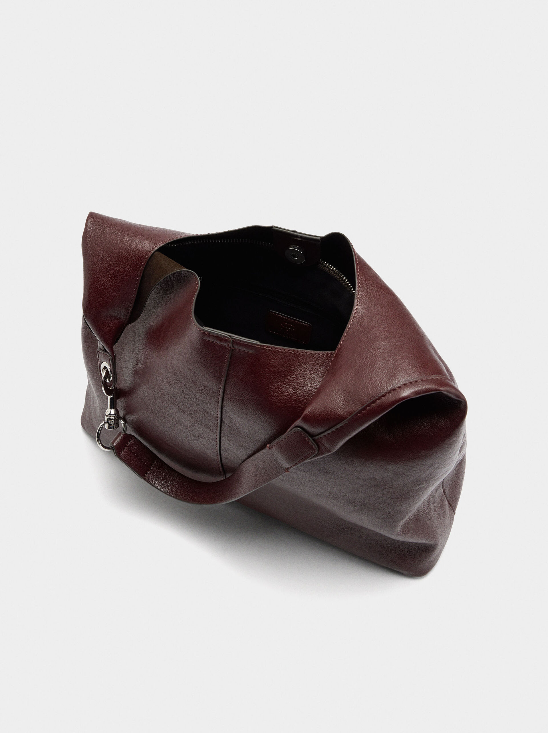 Borsa a spalla con moschettone image number 4.0