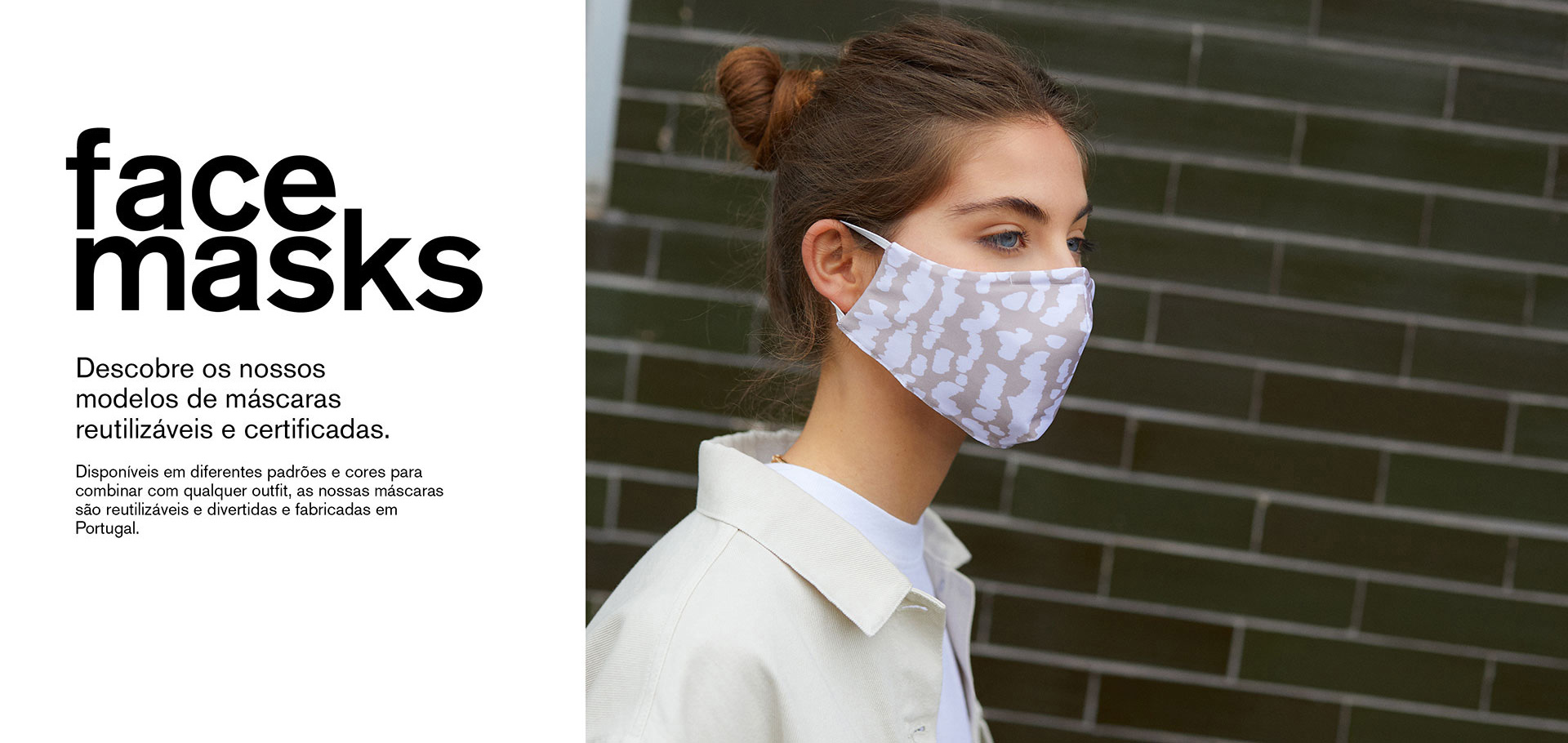 Máscaras Reutilizáveis Certificadas