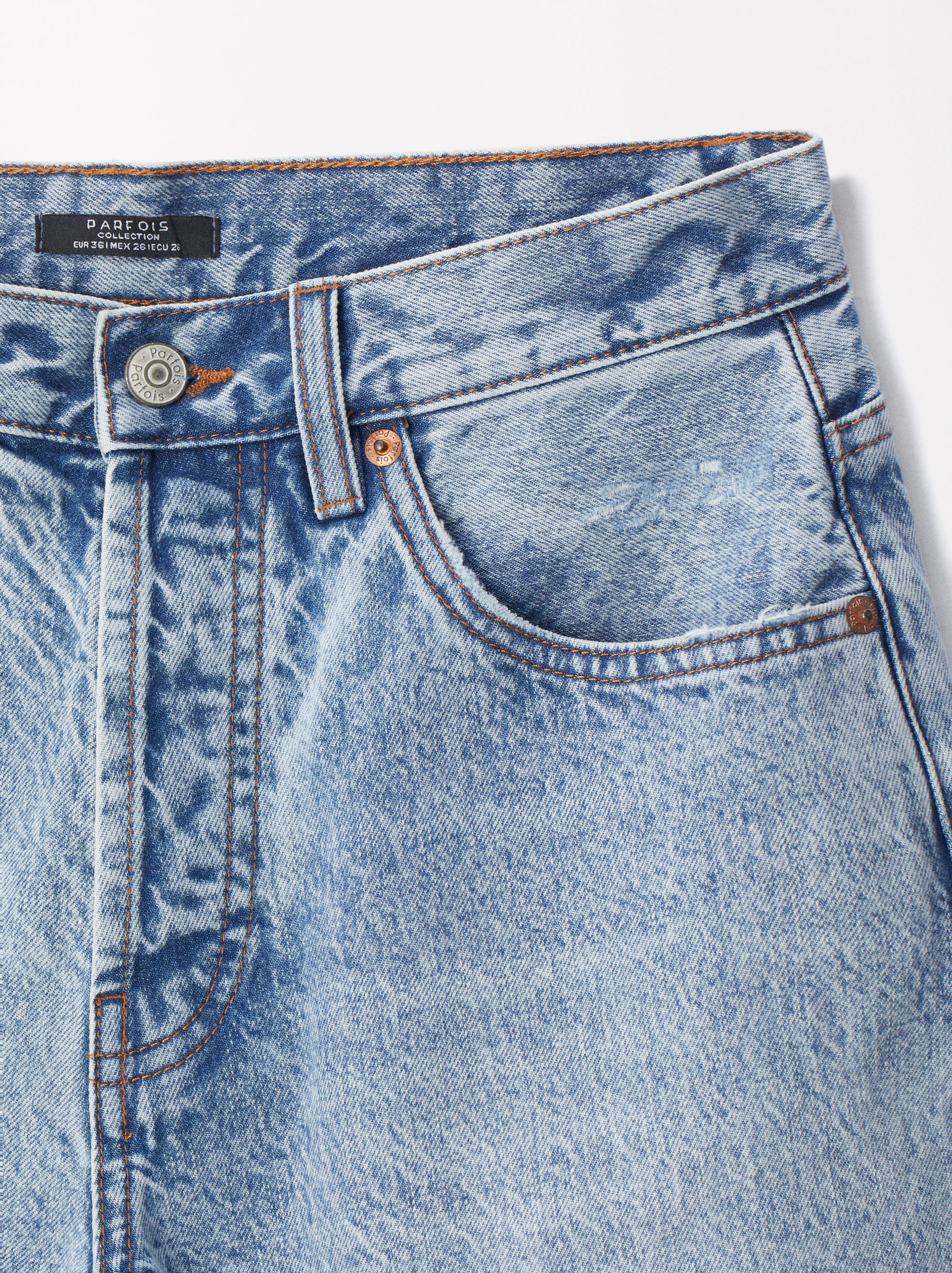 Jeans-Bermudashorts image number 6.0