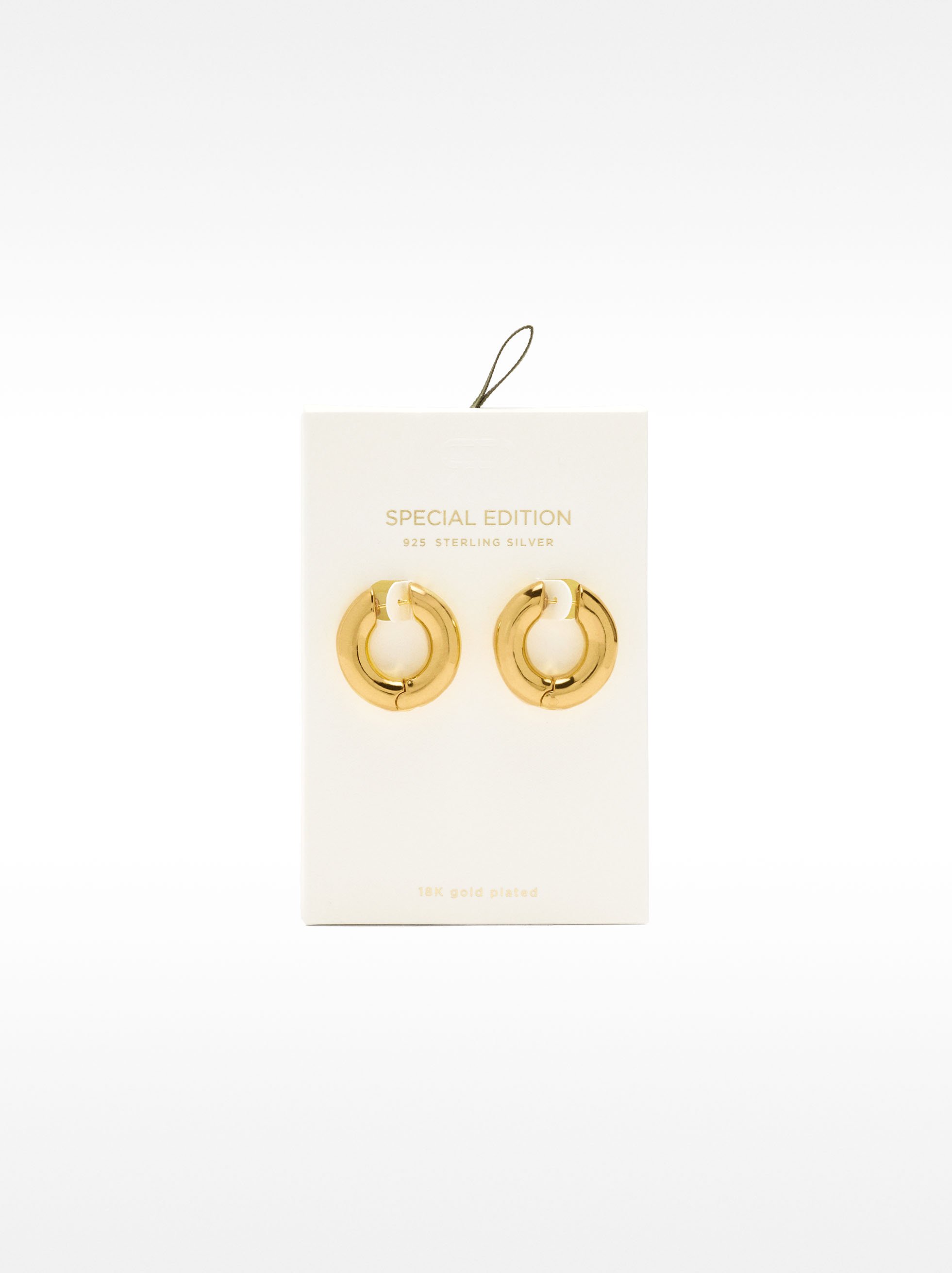 Cercei maxi tubolari – argento sterling 925 image number 4.0