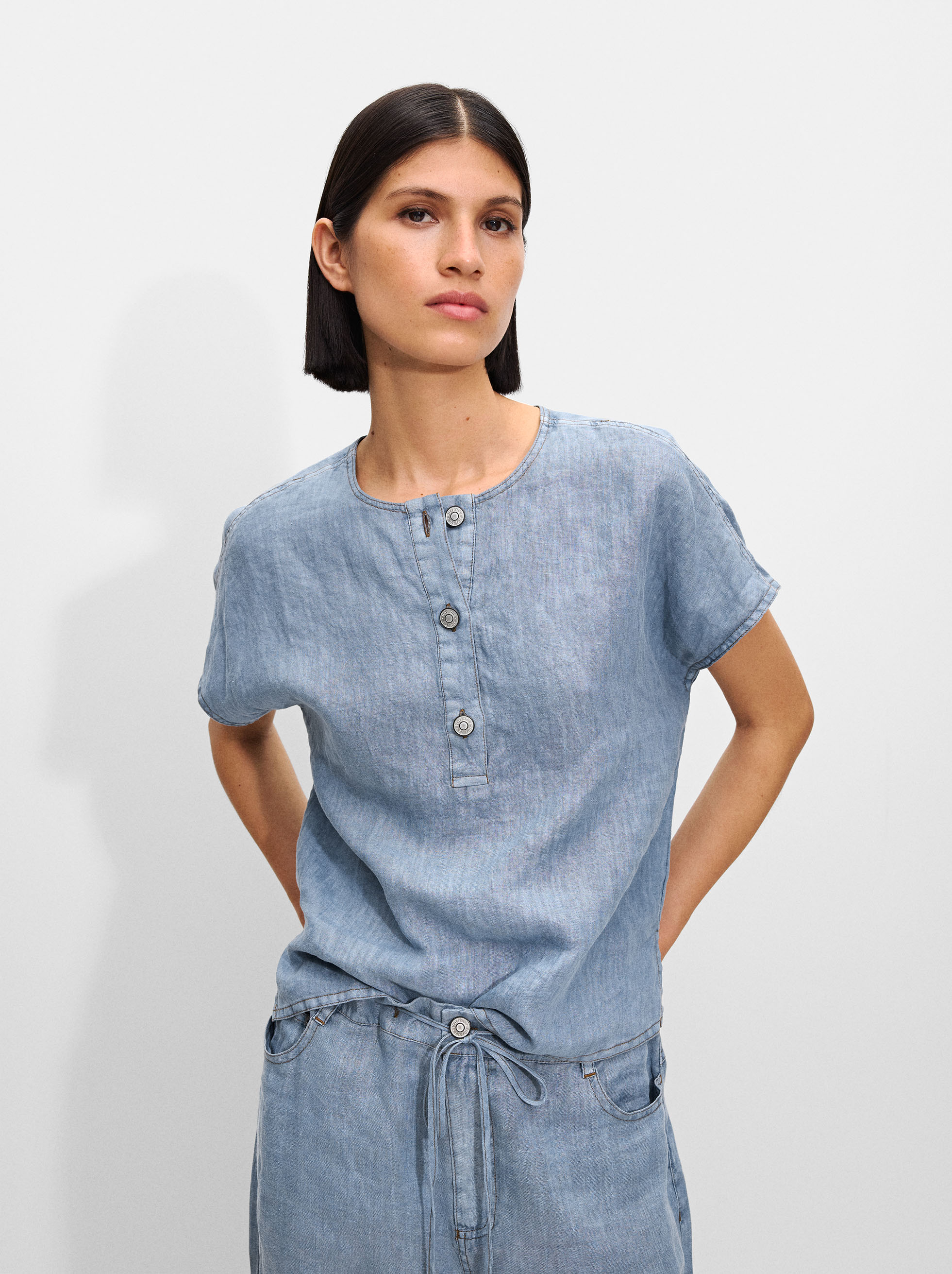 100% linen top image number 1.0
