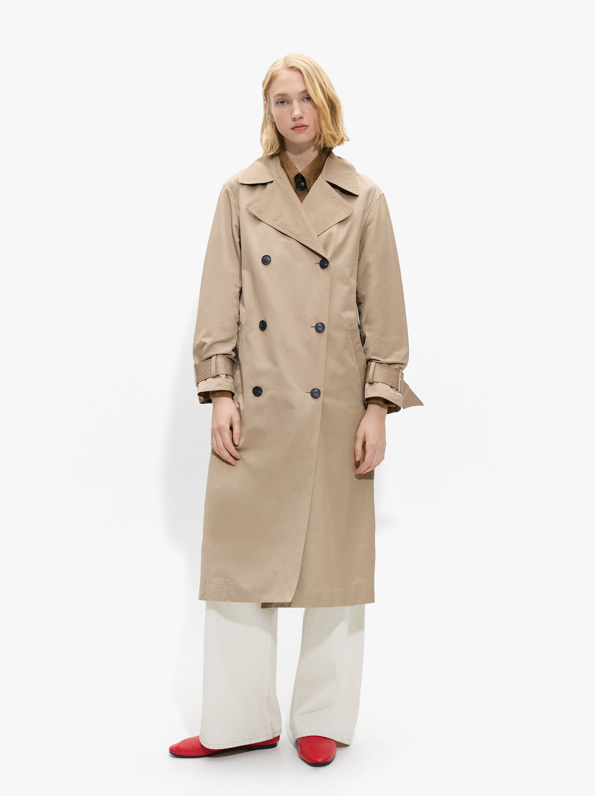 Gabardina mezcla de algod&oacute;n image number 2.0