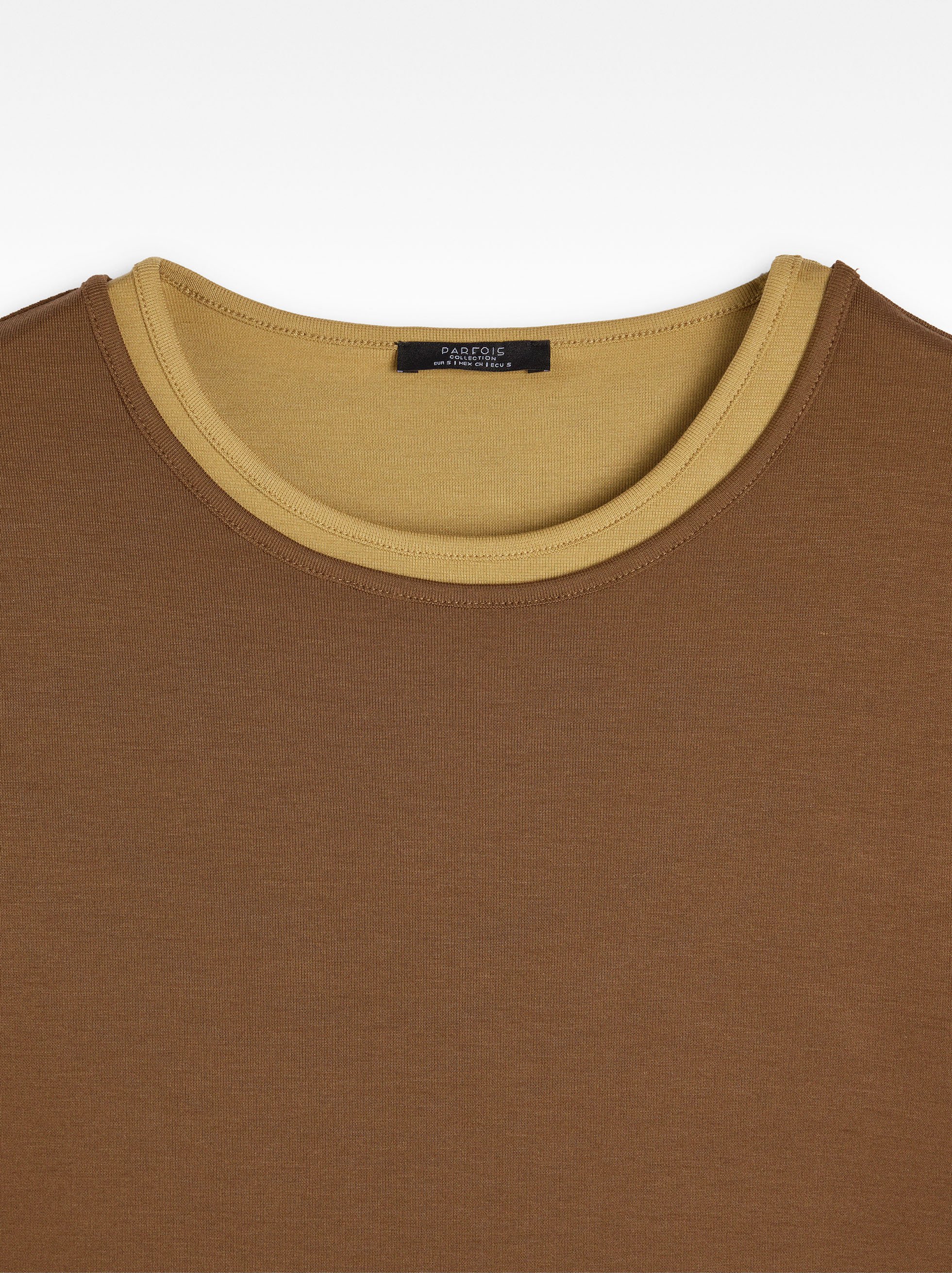 Lyocell t-shirt with double effect image number 5.0