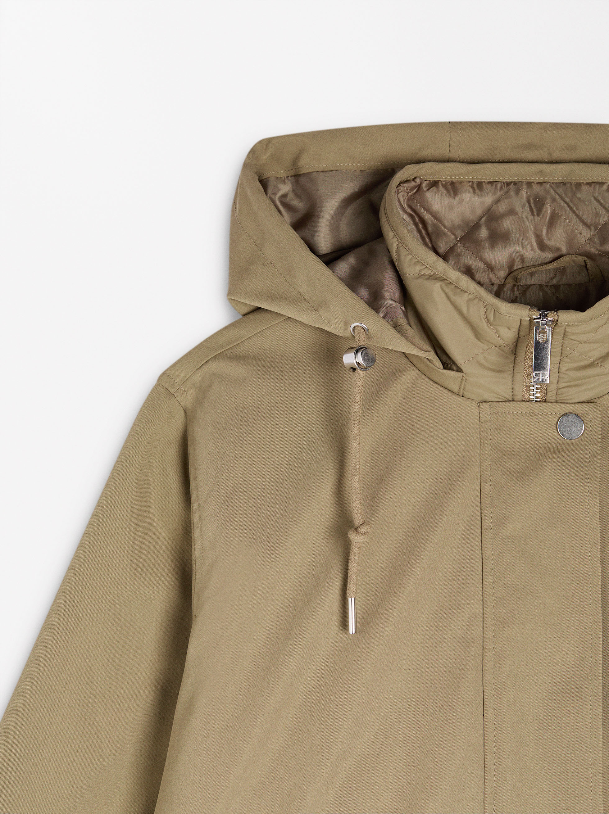 Parka con cappuccio e tasche image number 6.0