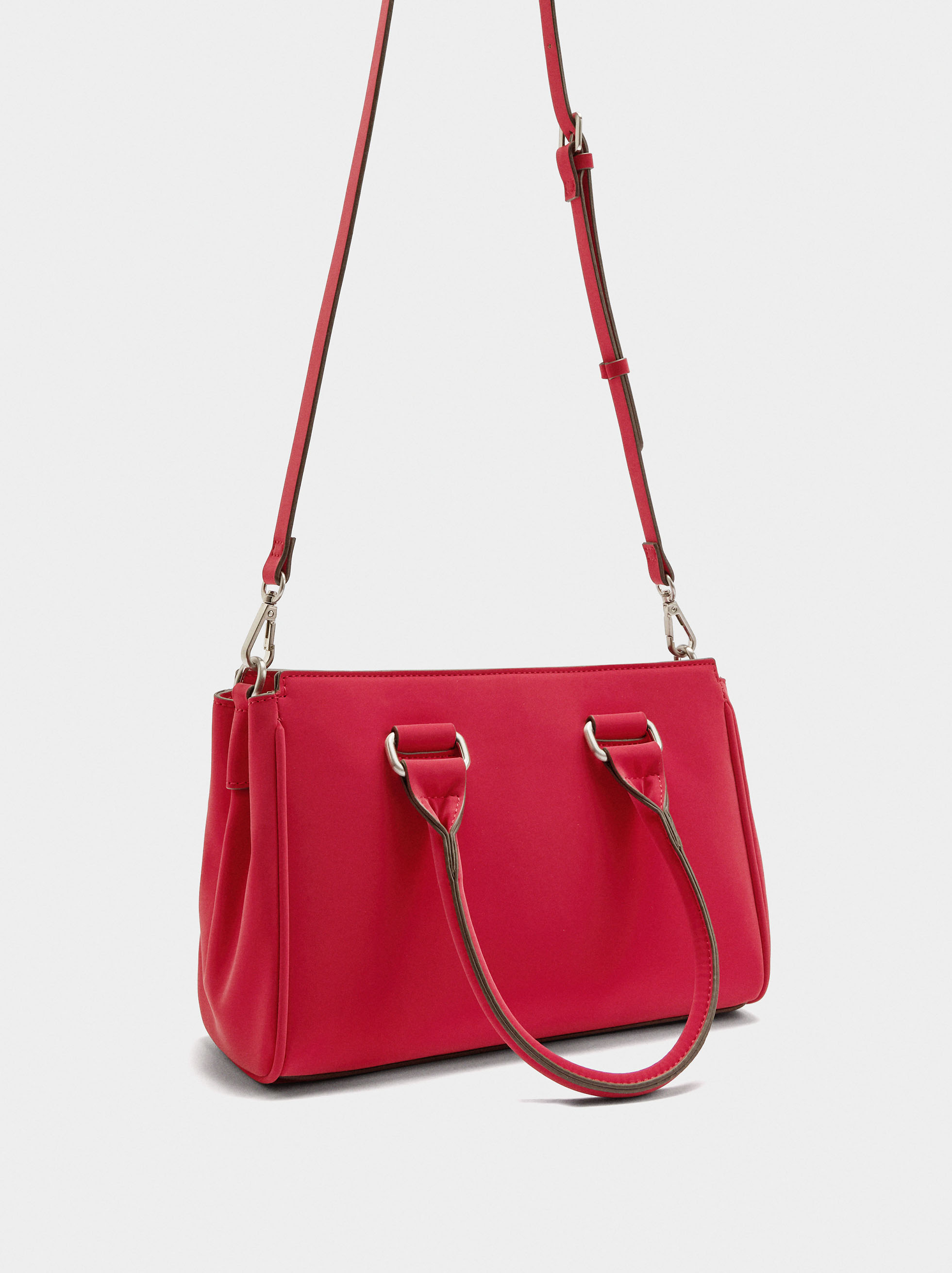 Tote bag with soft texture image number 3.0
