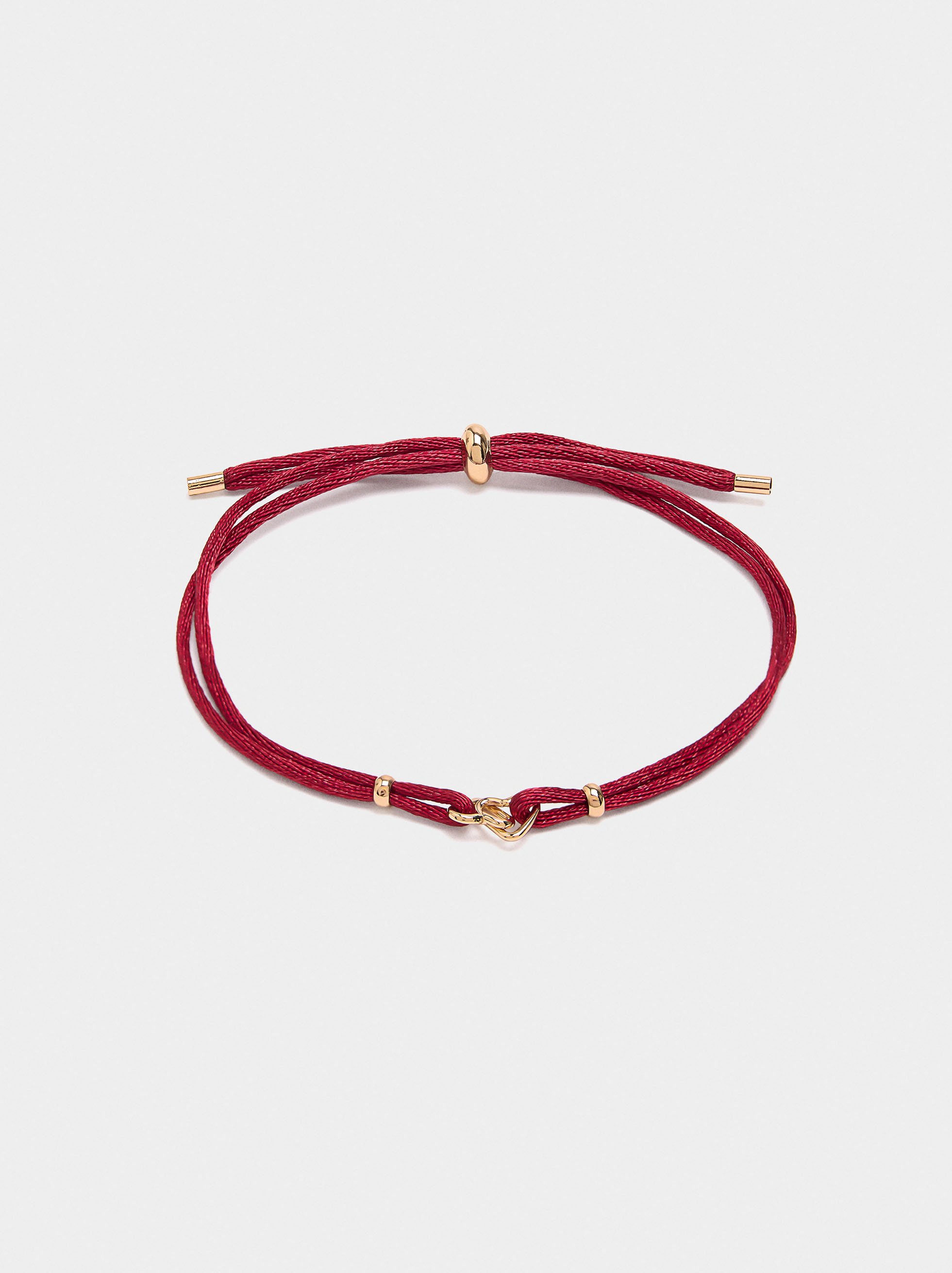 Adjustable bracelet with hearts image number 0.0