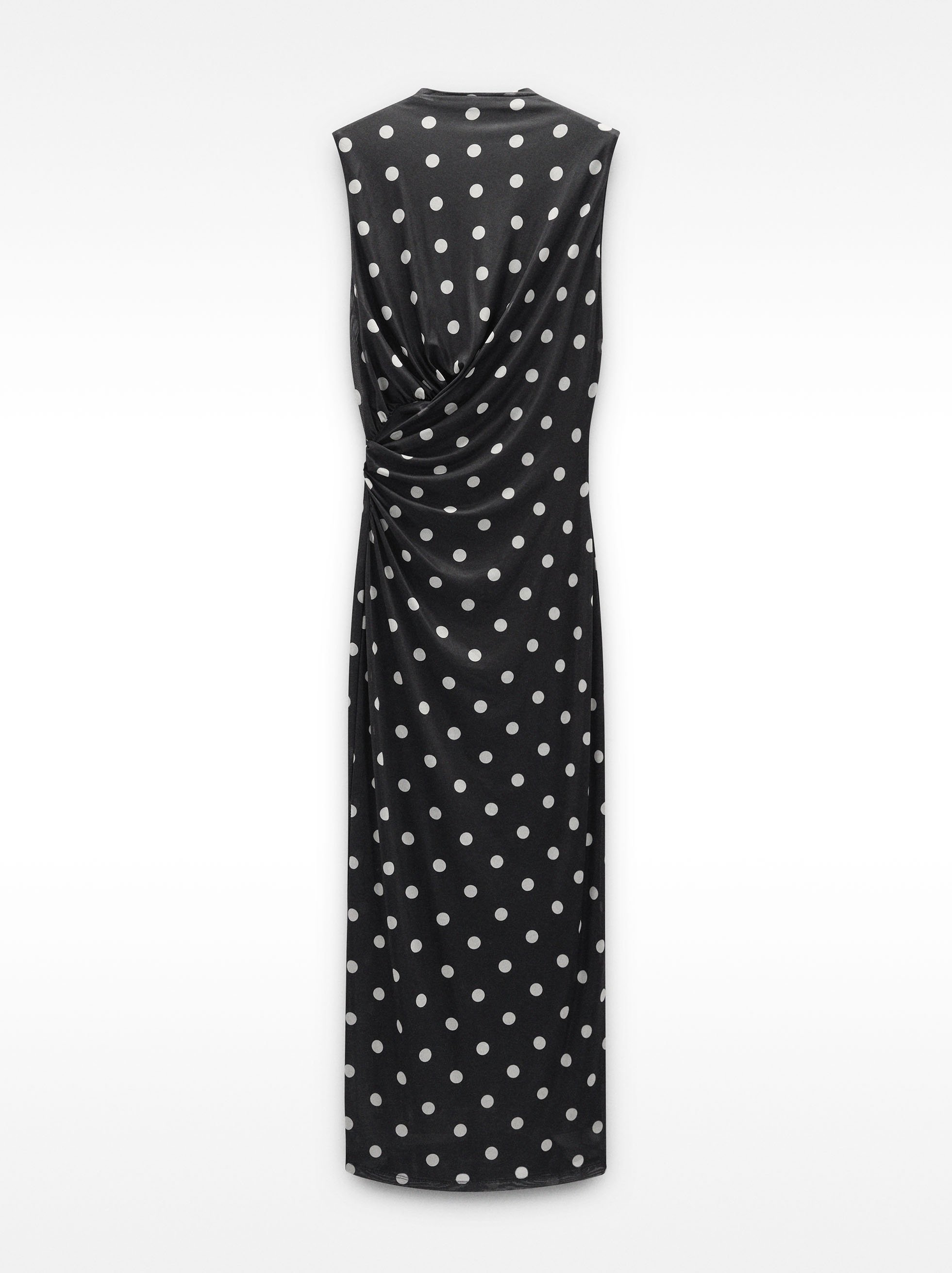 Long dress with polka dots image number 4.0