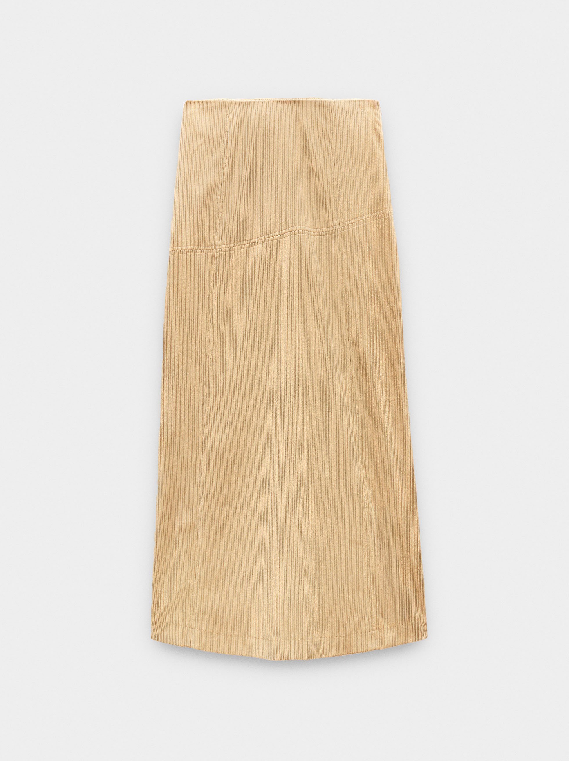 Faldilla midi de pana image number 4.0