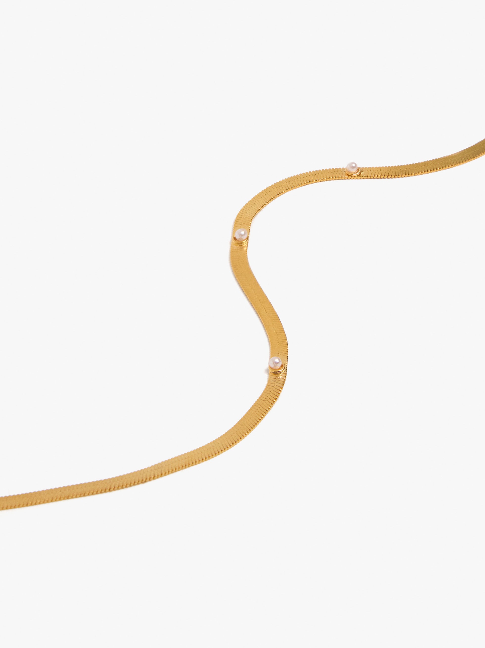Bracelet with pearls 18k gold plated - 925 sterling silver image number 2.0