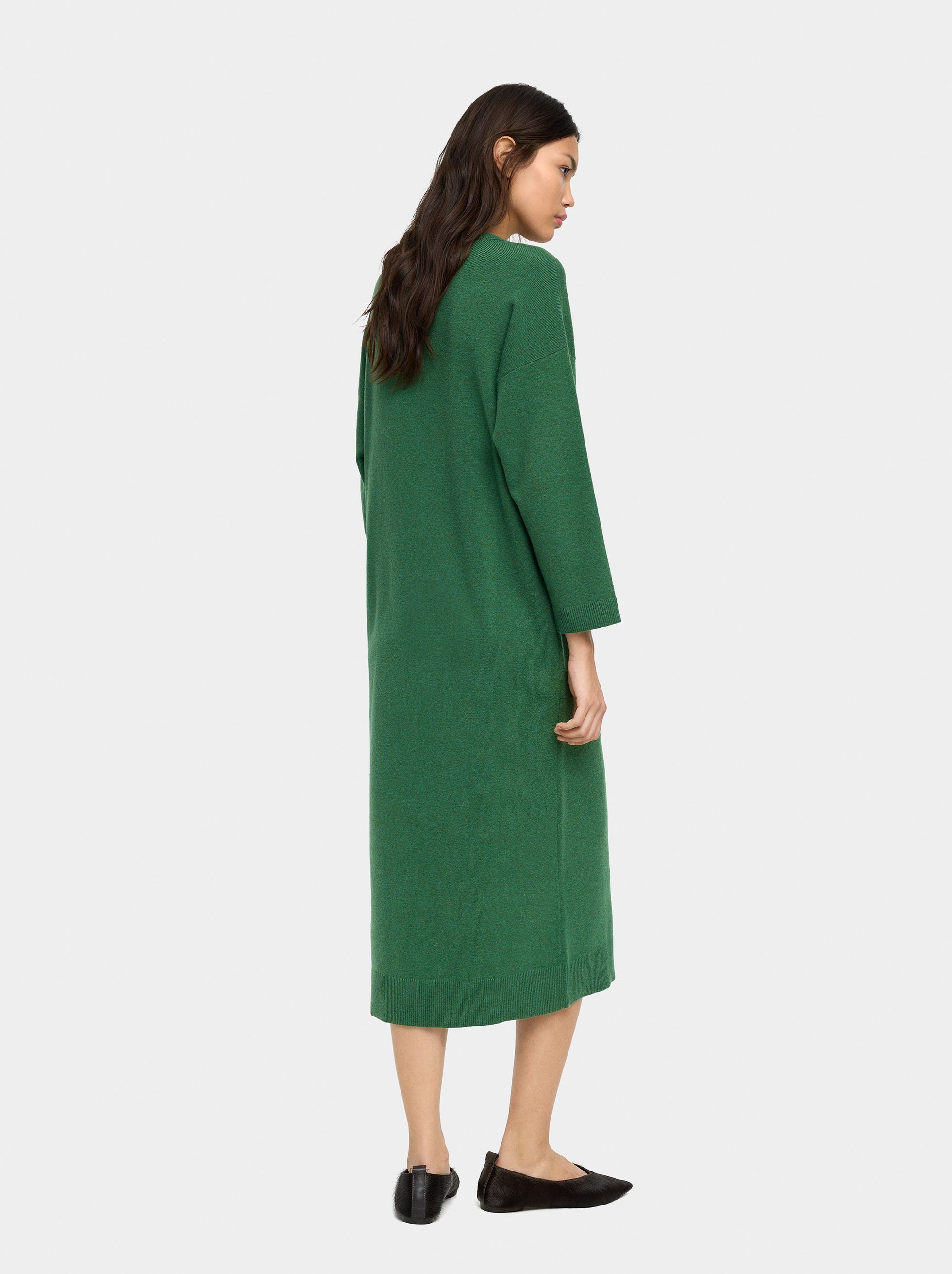 Midi knit dress image number 2.0